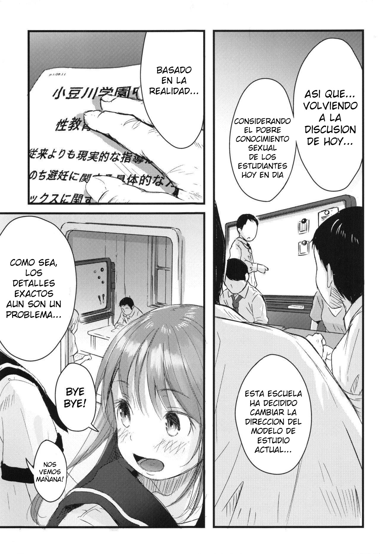 ©-sei de Manabu, Tadashii Sex Kouza | JC Hands-On Proper Sex Lecture page 2 full