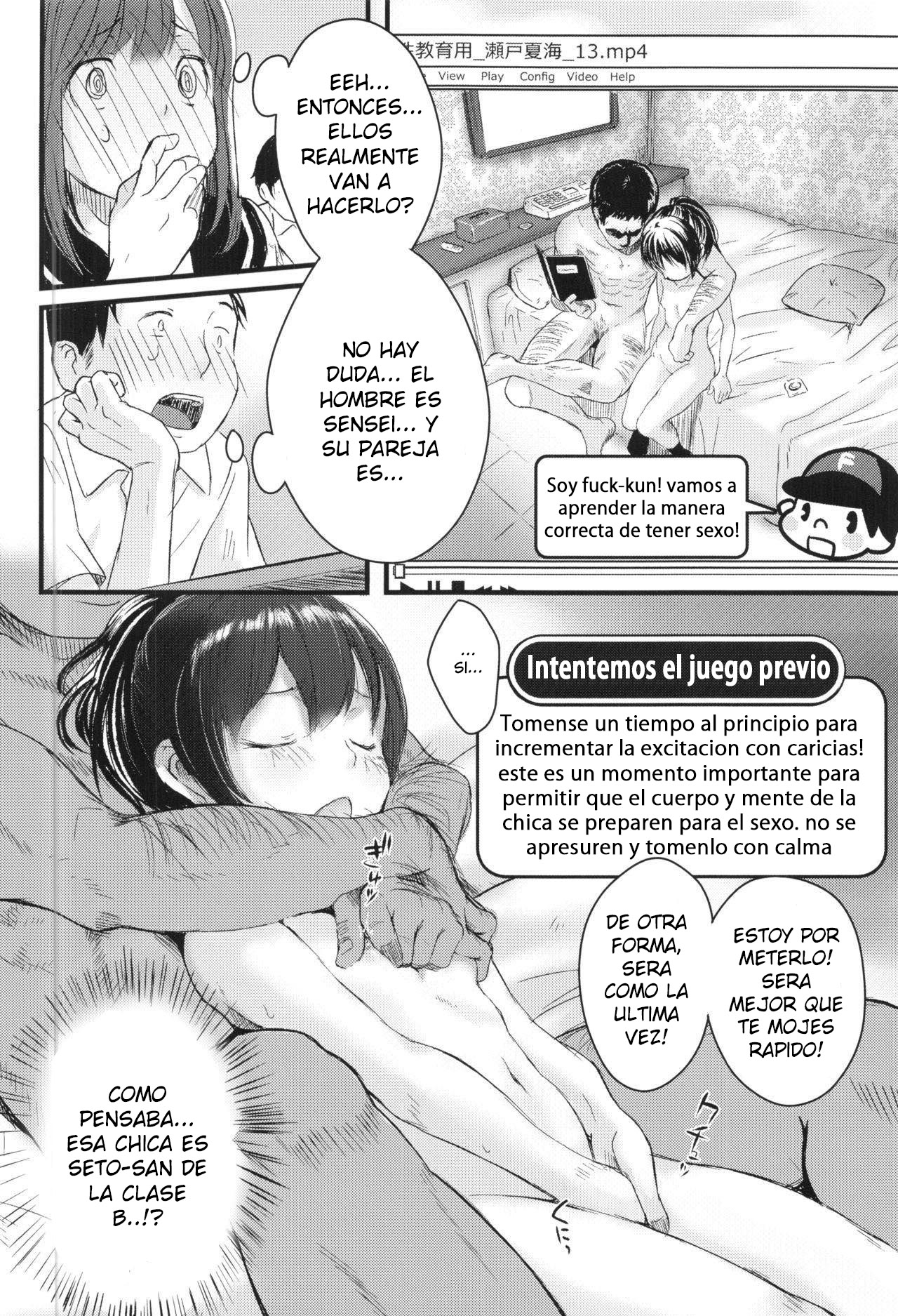 ©-sei de Manabu, Tadashii Sex Kouza | JC Hands-On Proper Sex Lecture page 7 full