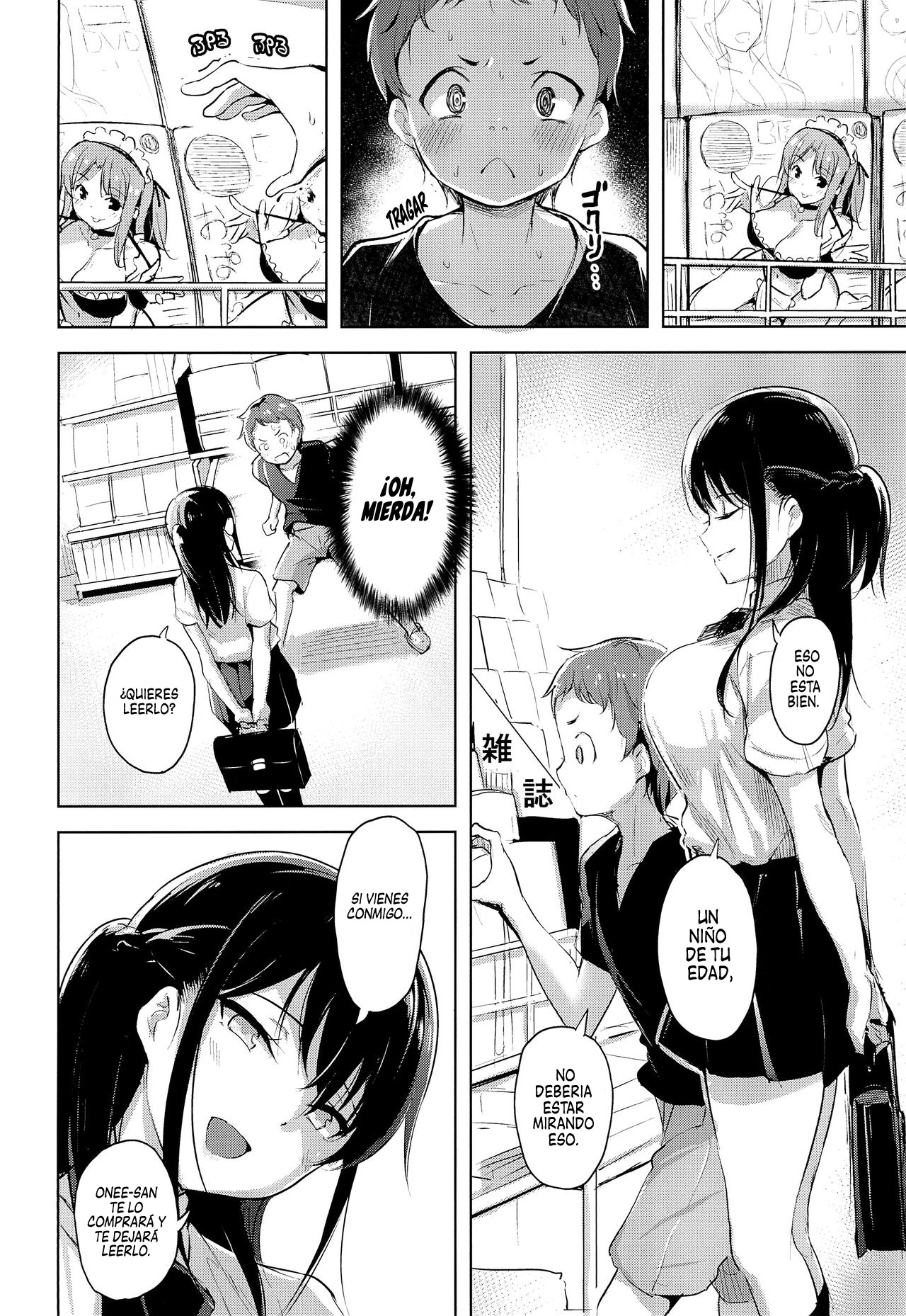 Erohon de Tsurareta Shota ga Taberareru Hon | Una historia donde un Shota es atraído con libros eroticos y luego es devorado page 4 full