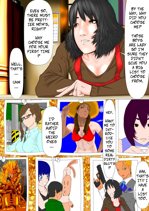Boku to Dareka no Okaa-san | Mother and Child Orgy Club Ch2: Me and Someone's Mom page 9 full