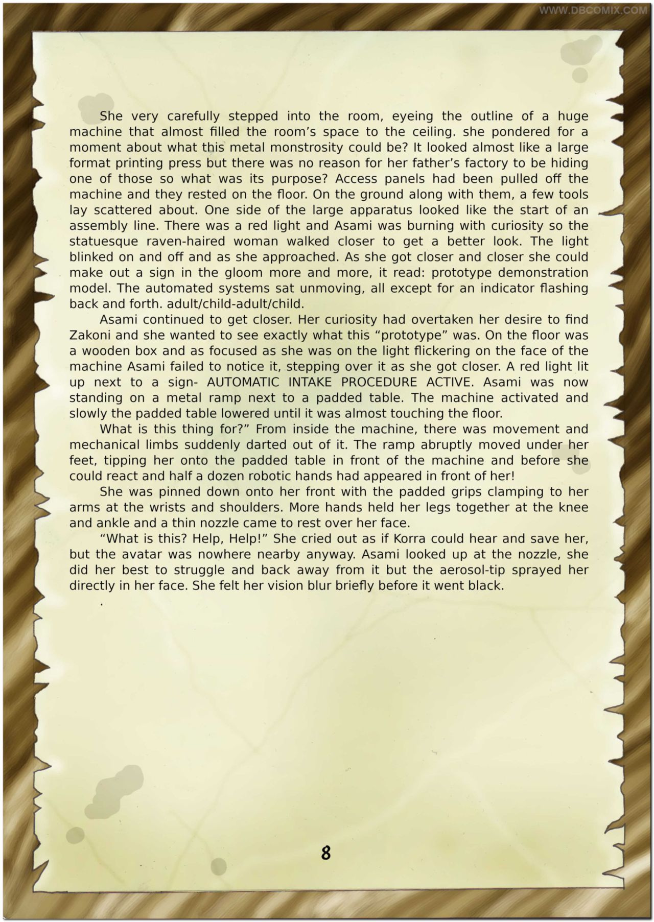 Book Five: Chapter One - Asami Captured page 10 full
