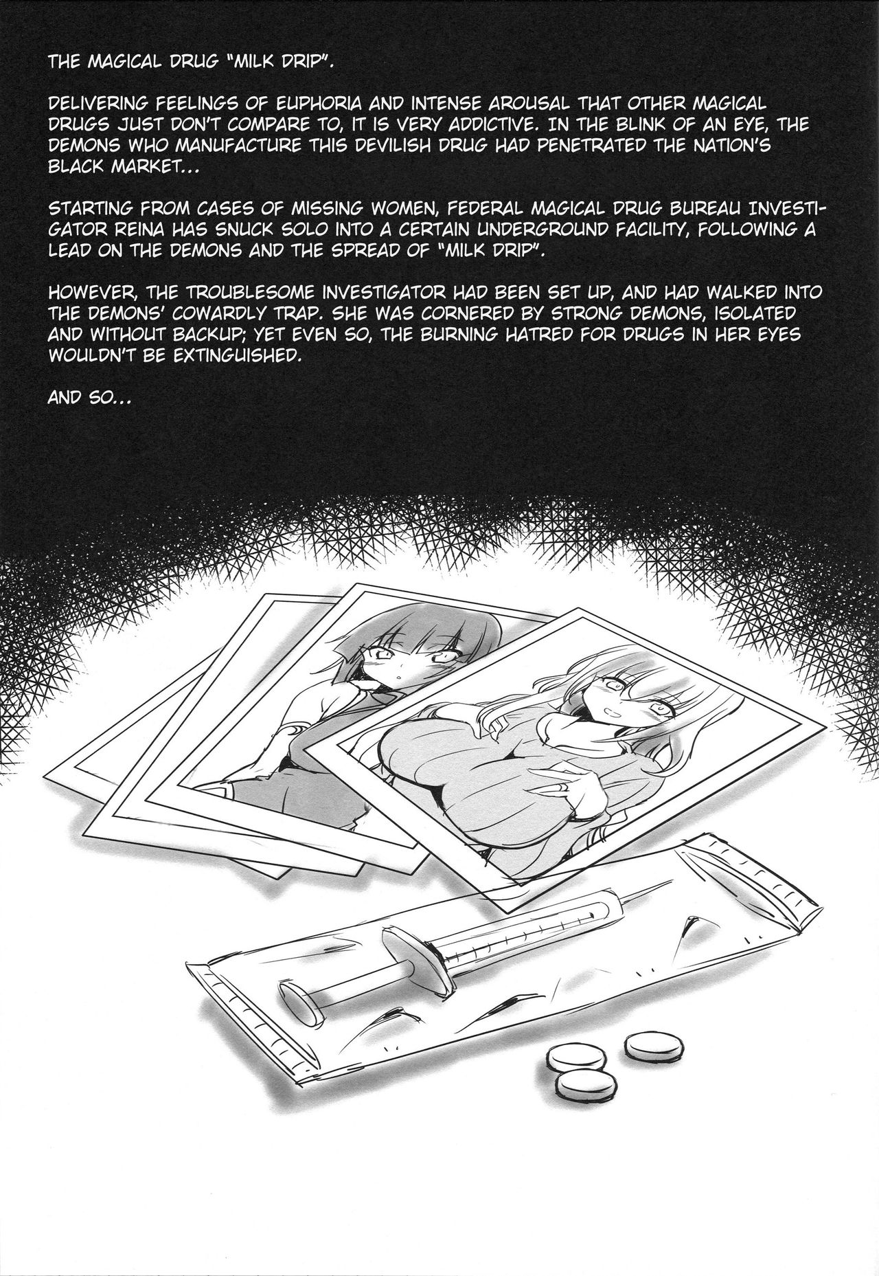 Mayaku Sousakan Reina, &amp; Mayaku Sousakan Melissa: Ore ga Sennyuu Sousa de Kimeseku AV ni Kyousei Shutsuen Saserarete Buzama ni Sakunyuu Acmegao Nante Sarasu Wake nee Daro!! page 2 full