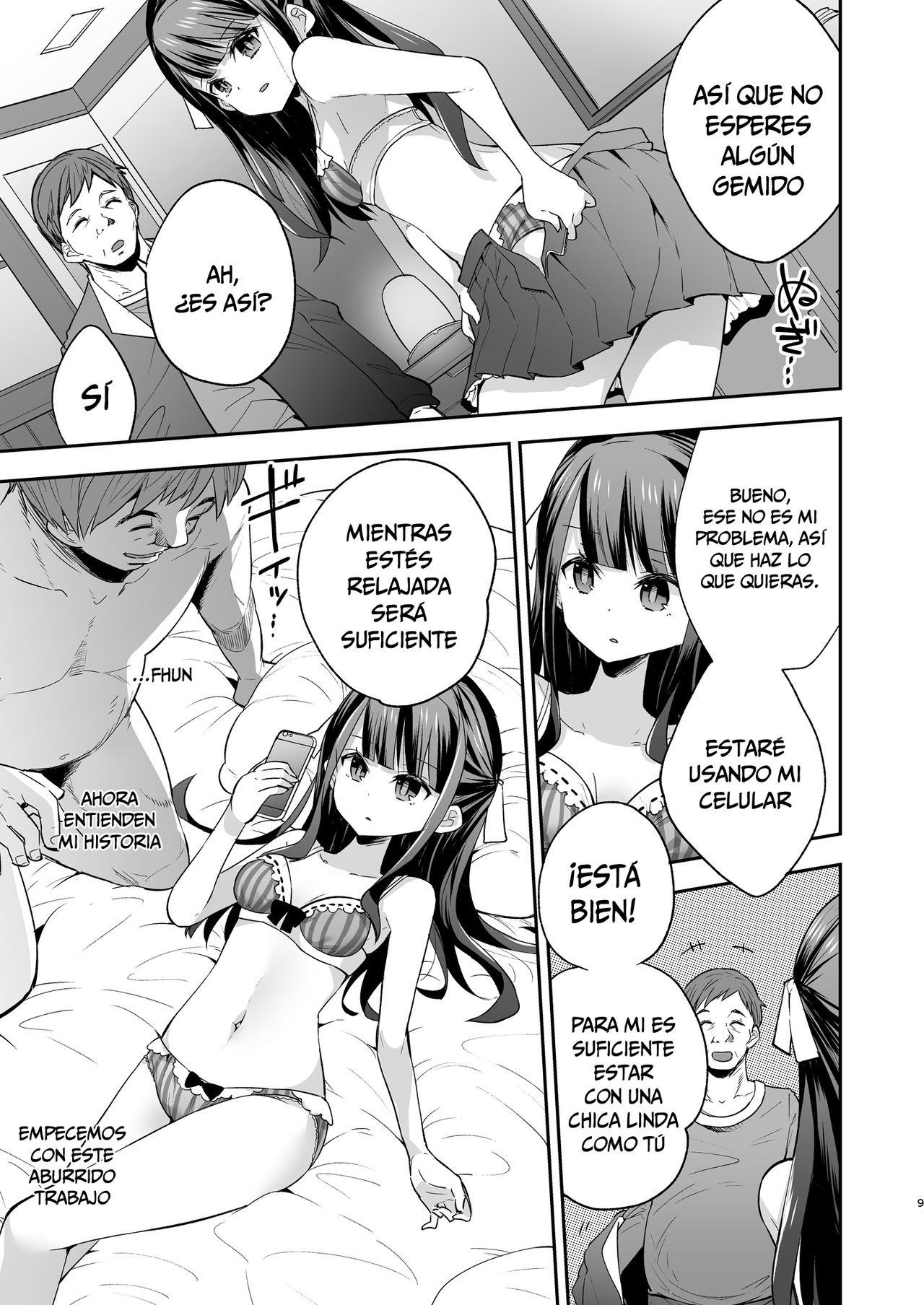Fukan Shoujo ga Oji-san ni Maketa Hi | The day when the serious girl lost against the Oji-san page 10 full