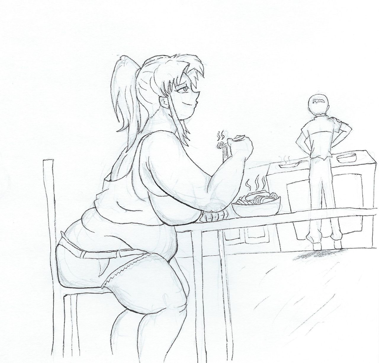 Misato’s weight gain page 4 full