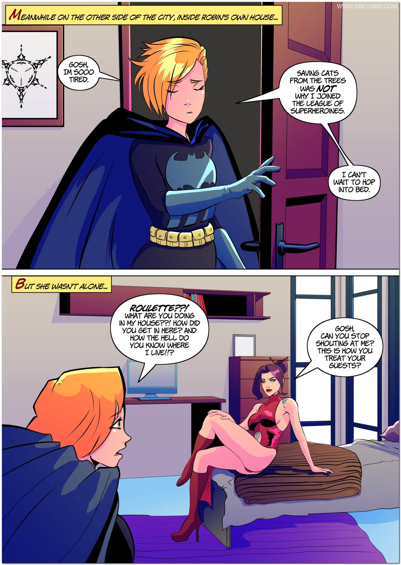 Batgirls in Trouble 2 - Unmasking of Justice page 5 full