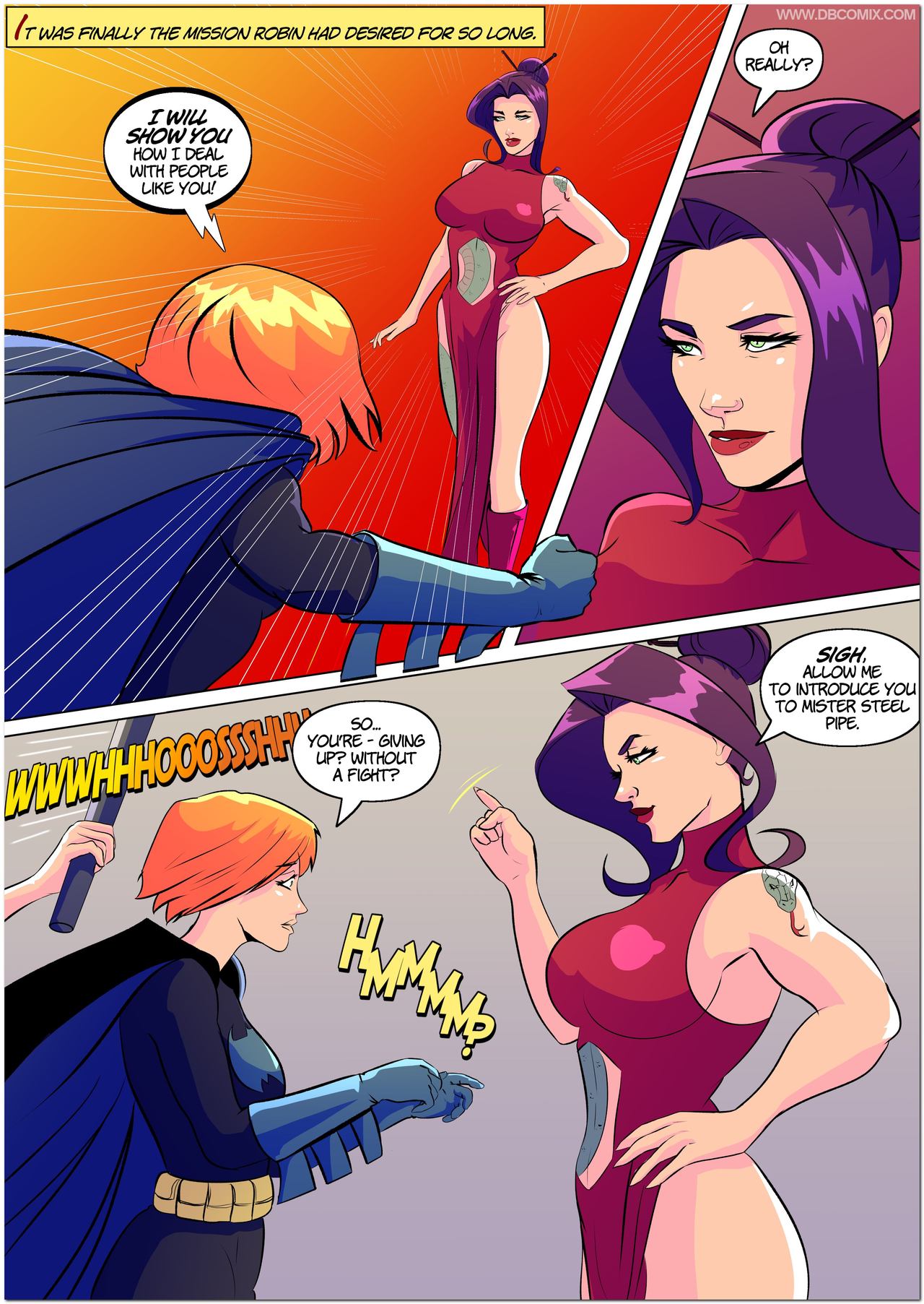 Batgirls in Trouble 2 - Unmasking of Justice page 6 full