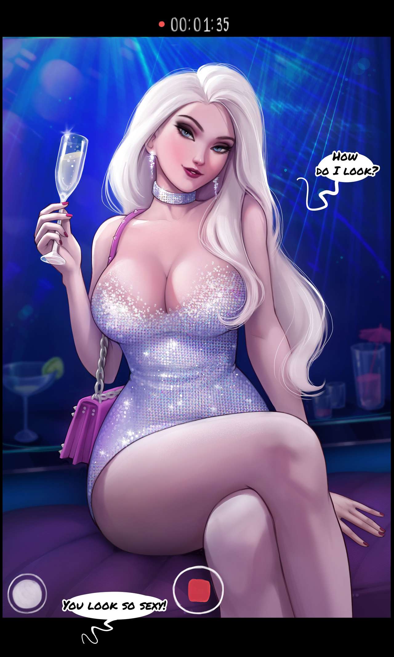 Party Elsa   - 1.1 - english - non futa + animation page 3 full