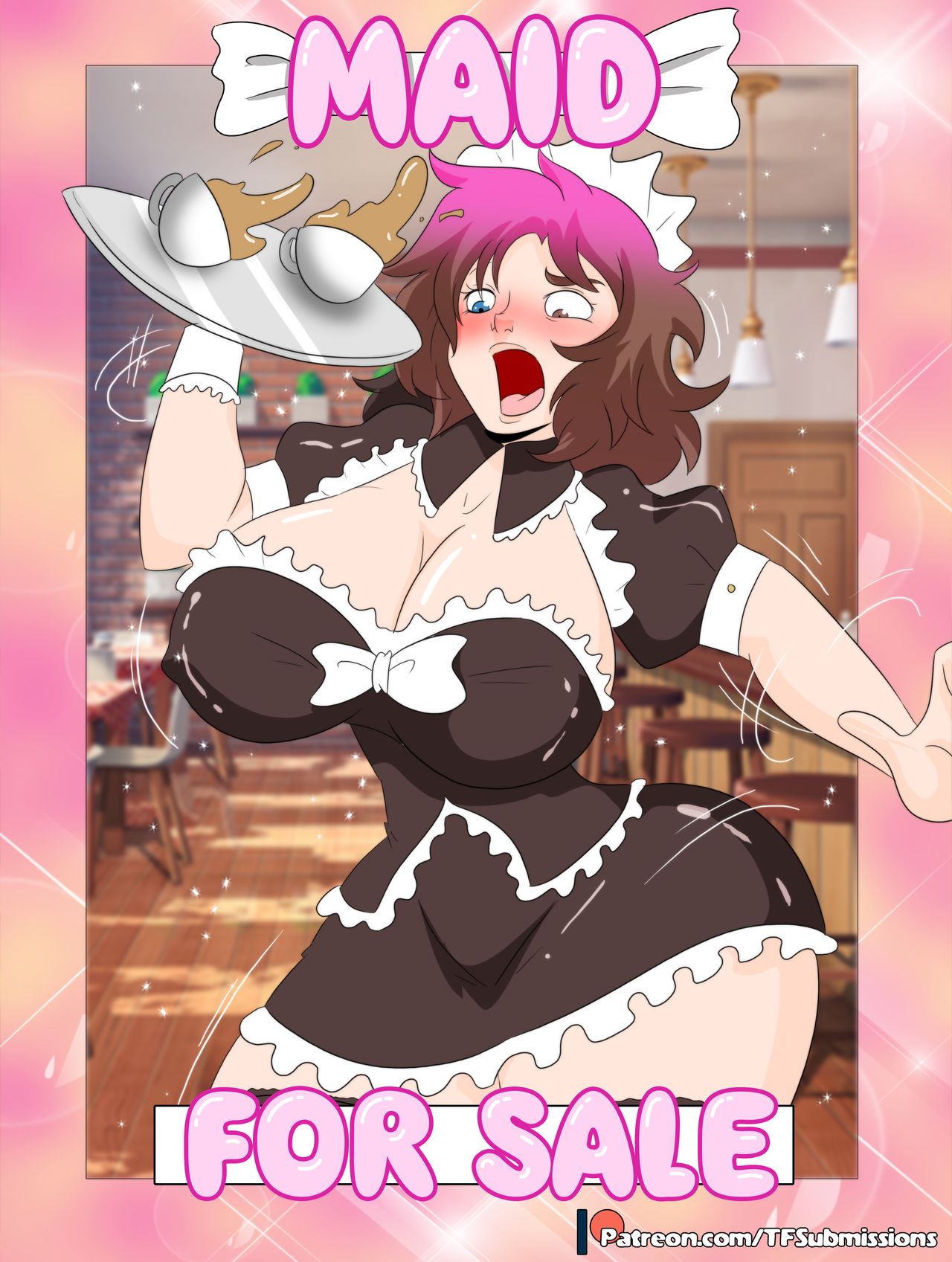 Maid for Sale TG Comic page 1 full