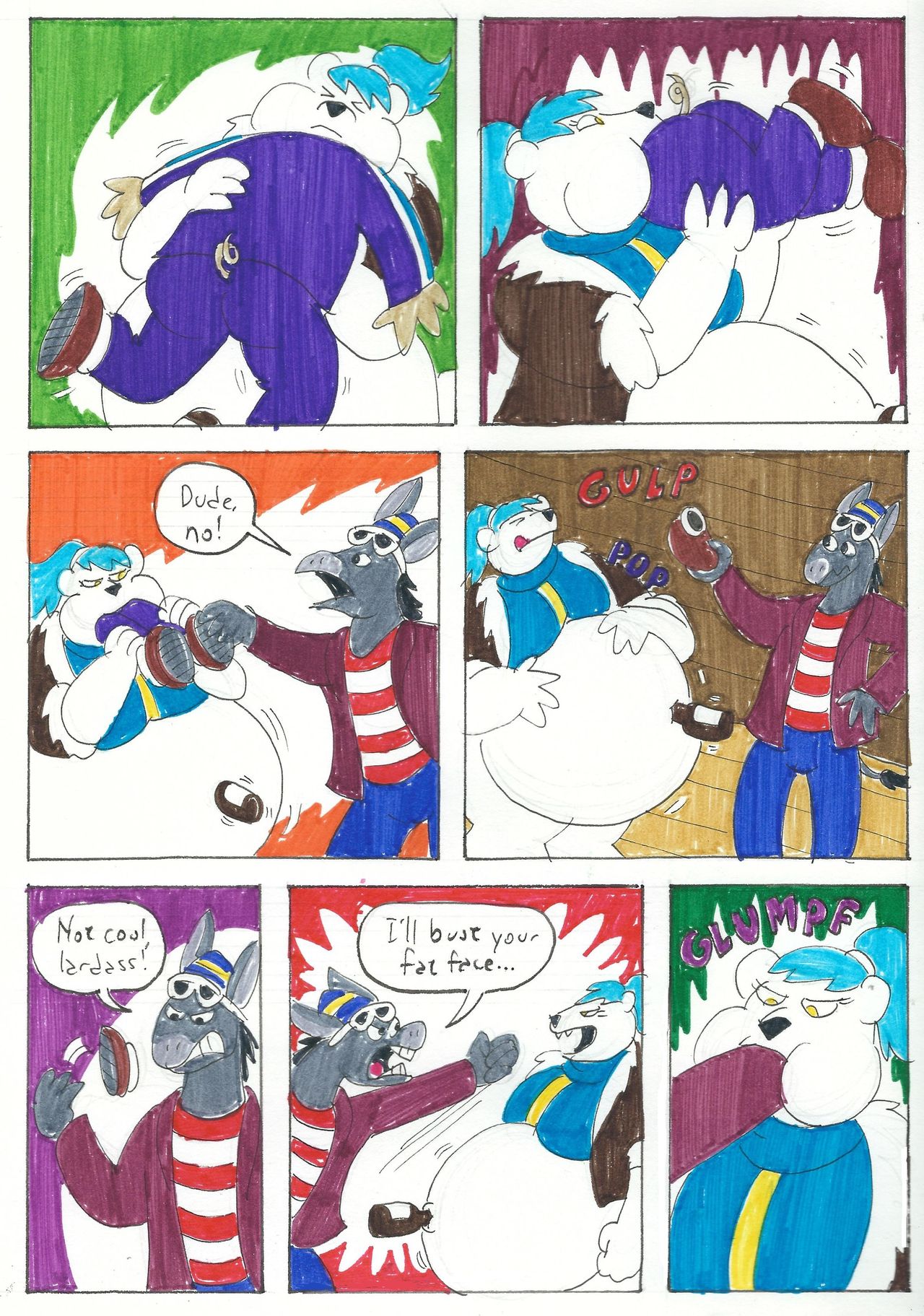 Glacia and the Boarding Bums page 5 full