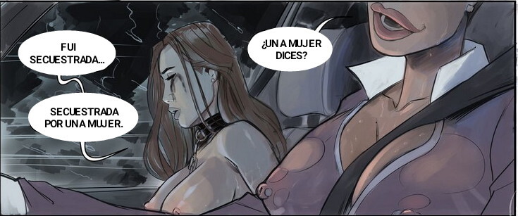 Violet White in Fled page 7 full