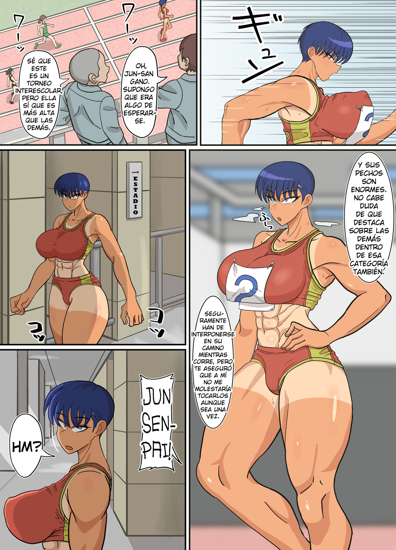 Jun-Senpai to Kusojari to | Jun-Senpai &amp; el Mocoso de Mierda page 4 full