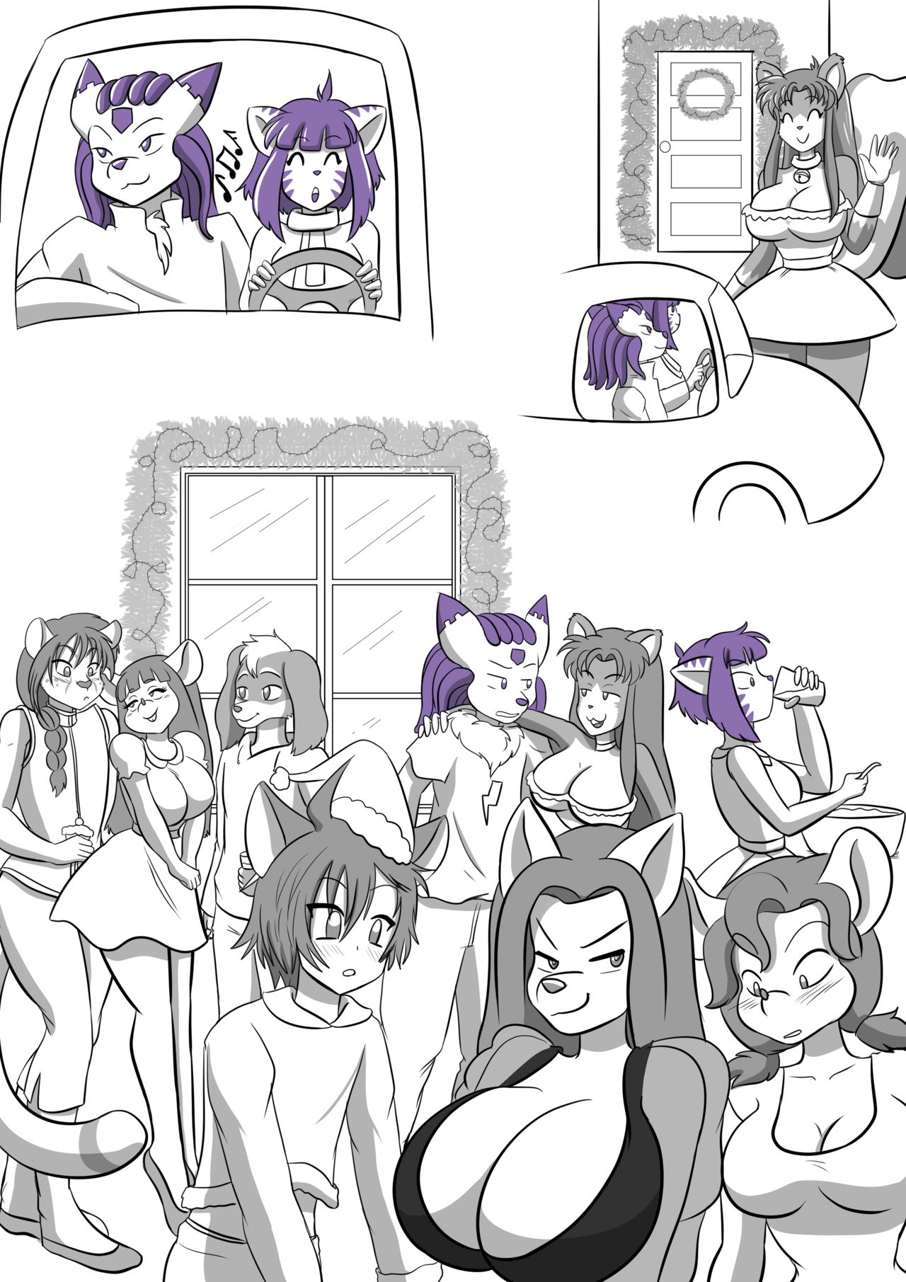Drasami's Christmas Party page 5 full