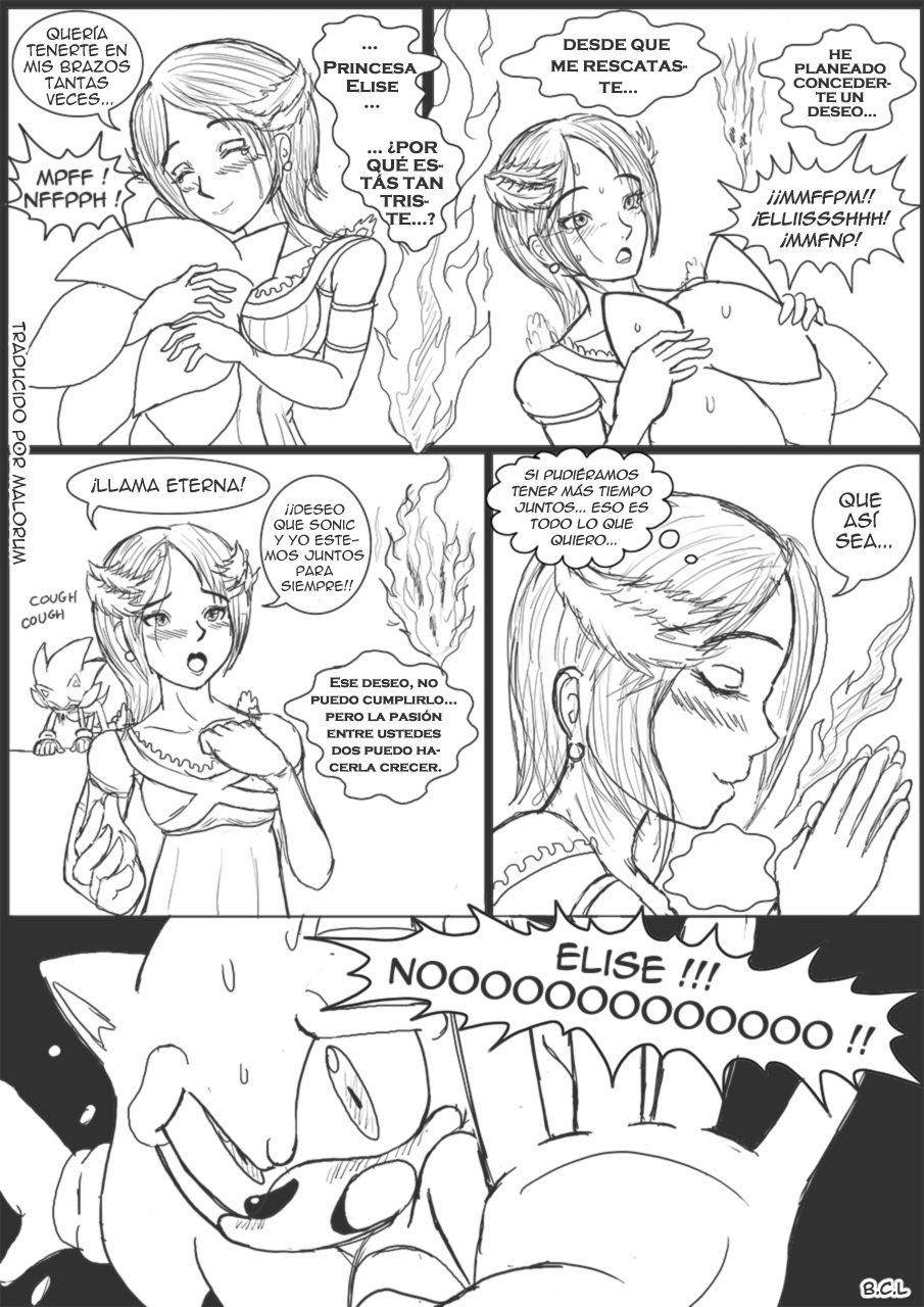Sonic 06 - Flames of Passion | Llamas de Pasión page 4 full
