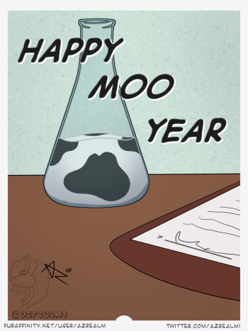 Happy Moo Year cover
