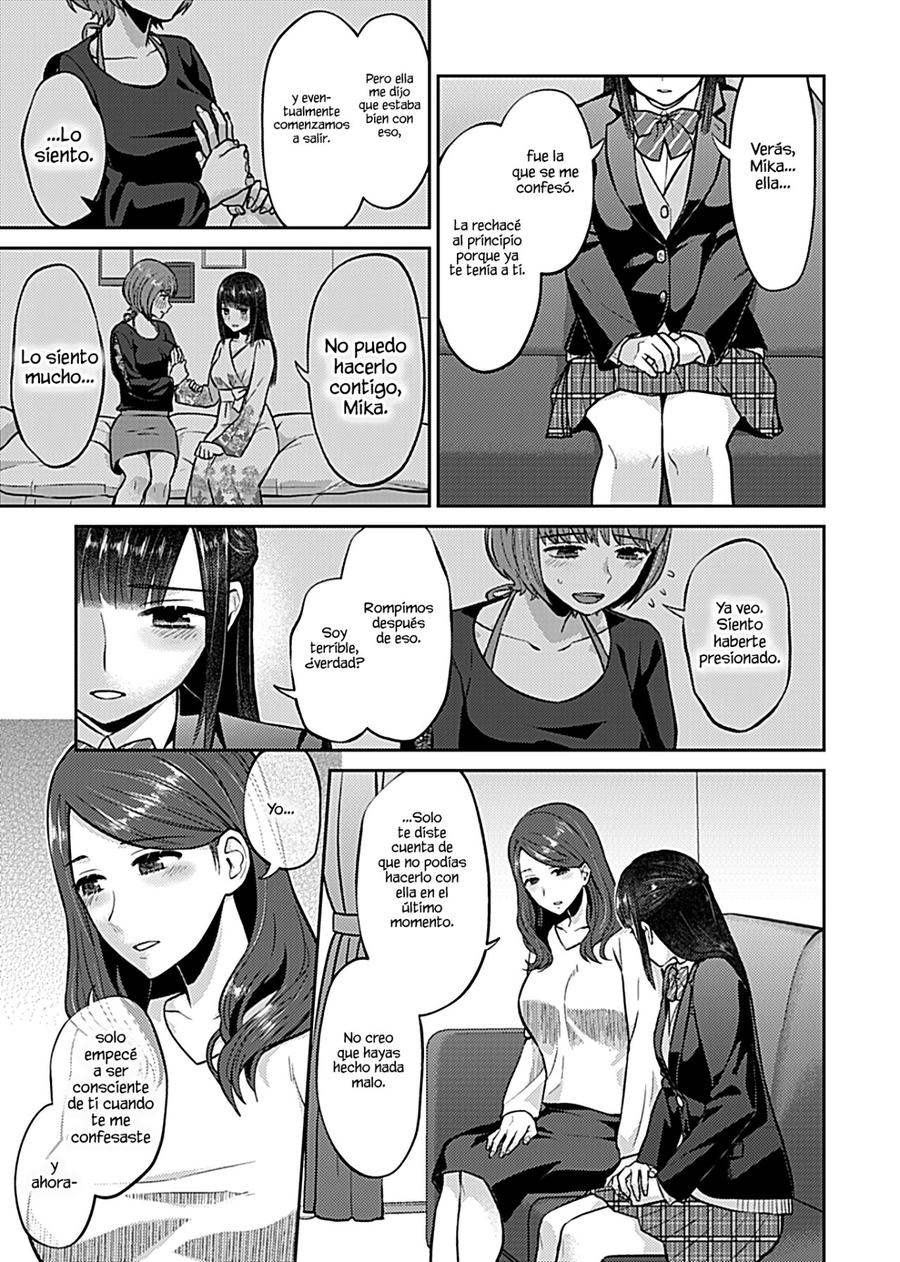 Saki Midareru wa Yuri no Hana Ch. 6丨Las flores de lirio florecen confundidas 6 page 8 full