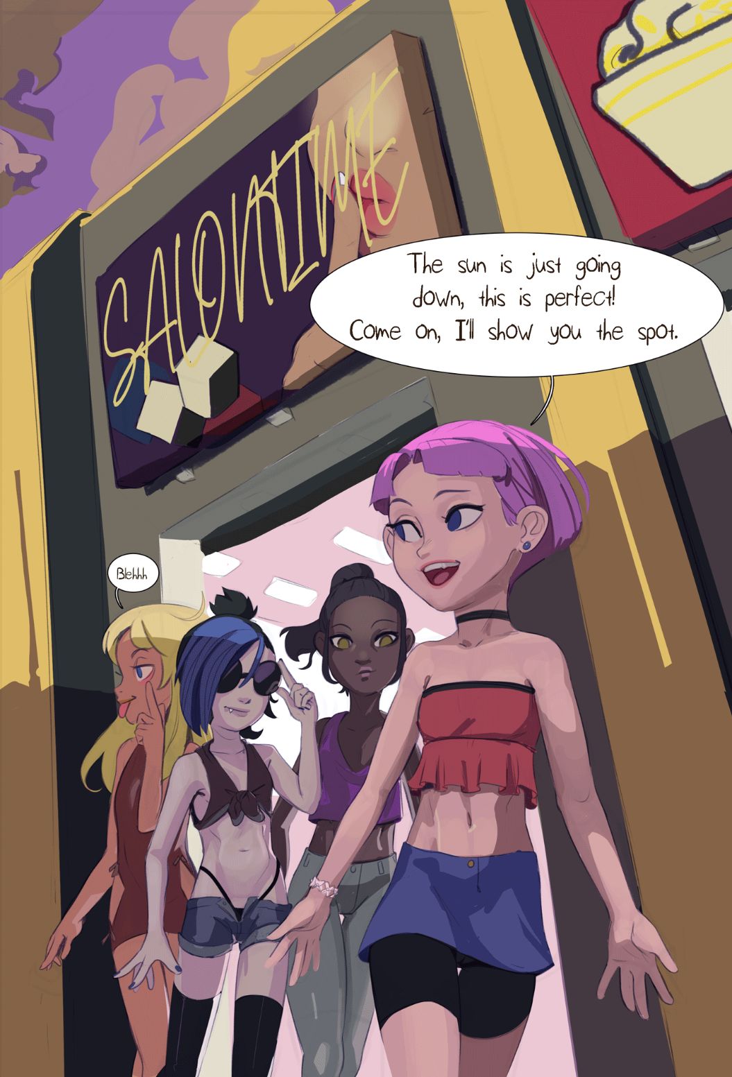 Maya and Friends English page 1 full