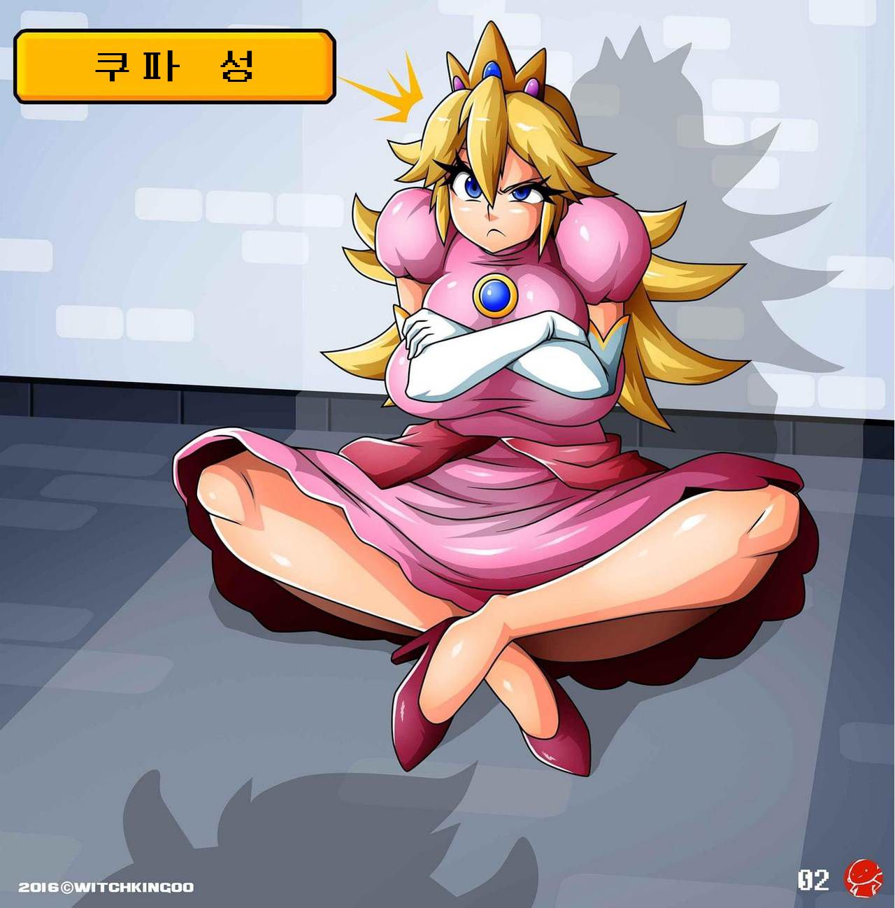 Princess Peach in: Help Me Mario! The Prequel | 피치공주 구해줘요 마리오! 프리퀄 page 3 full