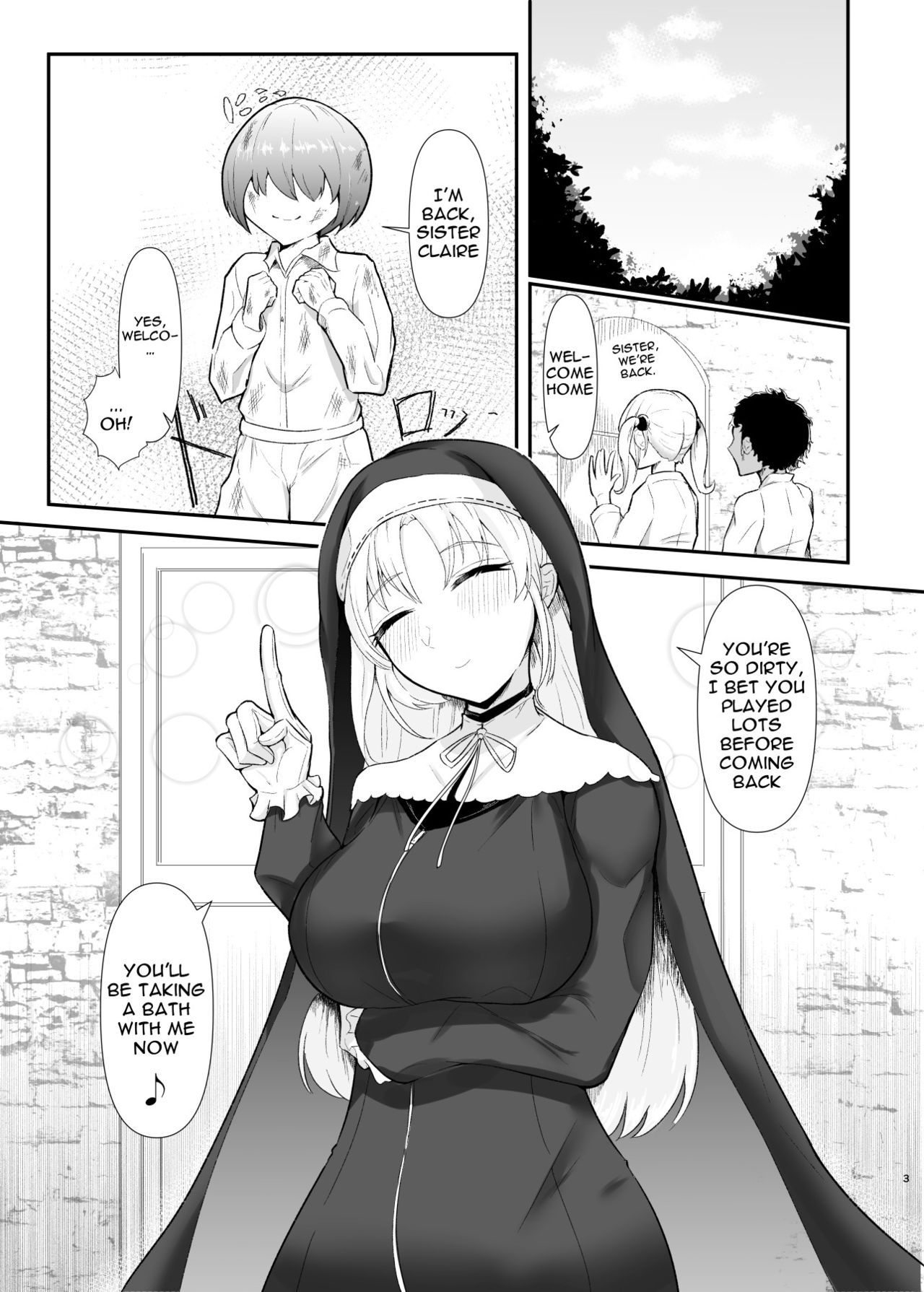 Cleaire-san to Boku no Hajimete | My First Time With Cleaire-san page 2 full
