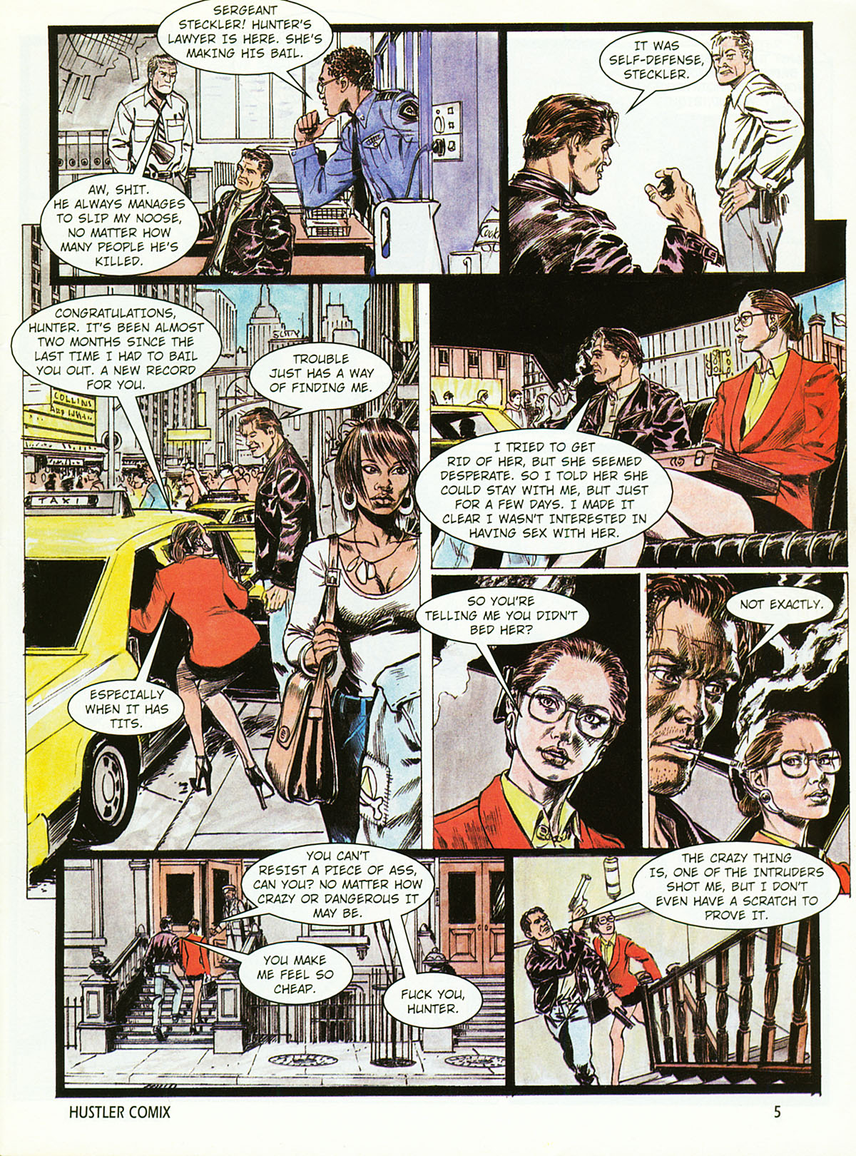 Hustler Comix Vol. 1 No. 5 page 4 full