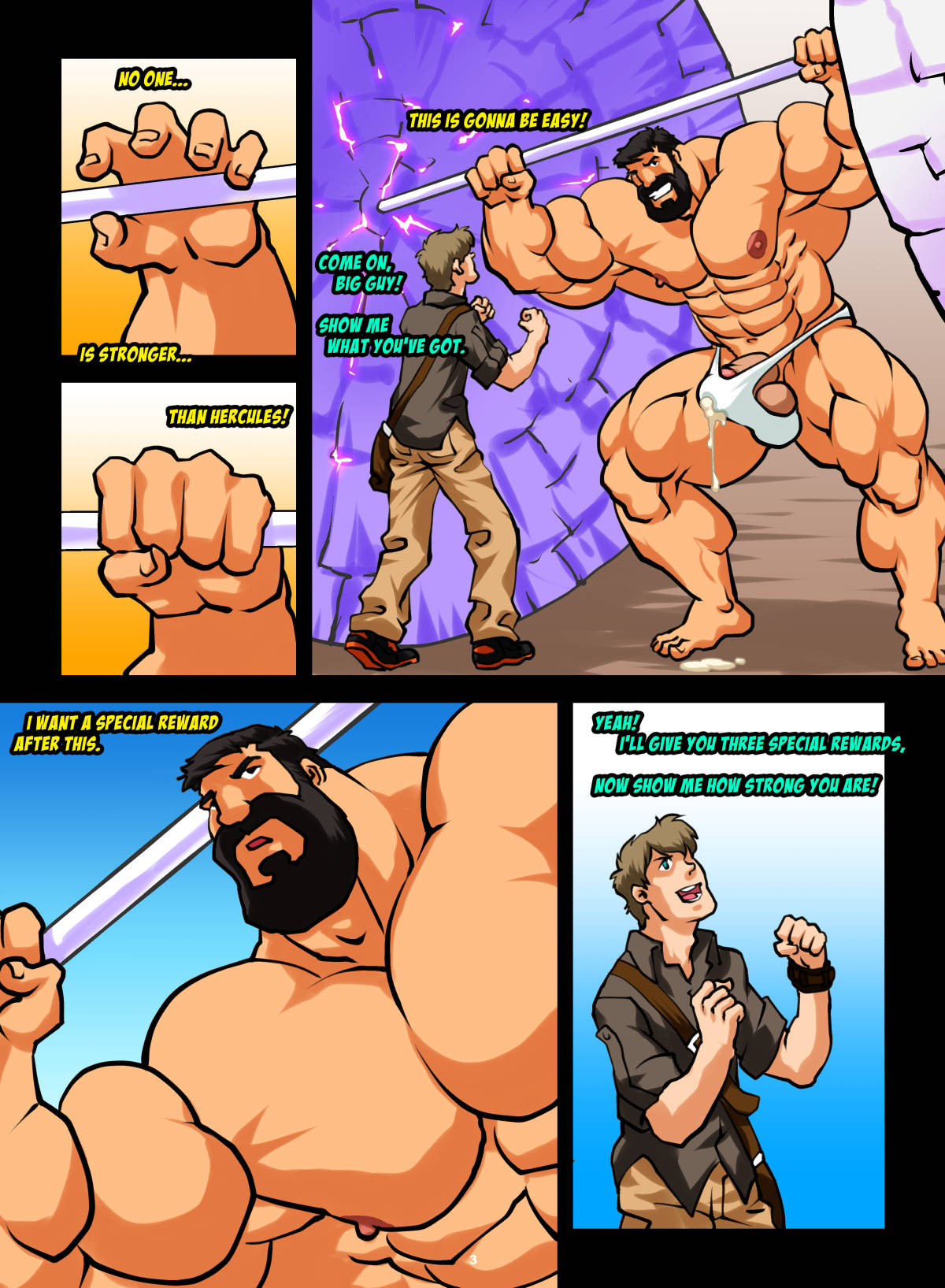 Hercules, Battle of the Strong Man #6 page 3 full