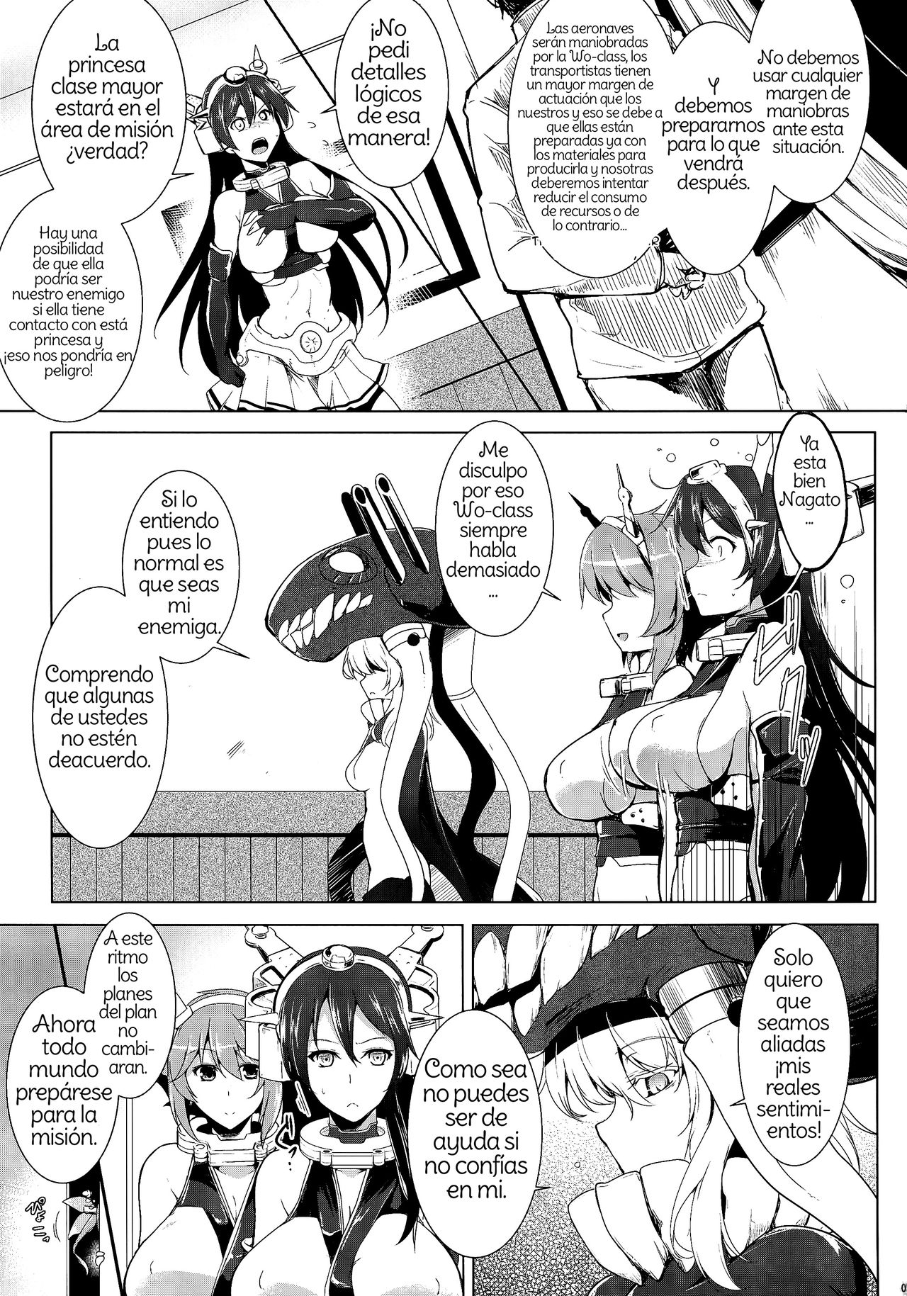 Kankourei 6 -Kanojo no kaeru Umi- | Kancolle 6 -She Can Return To The Sea-  Spanish page 4 full