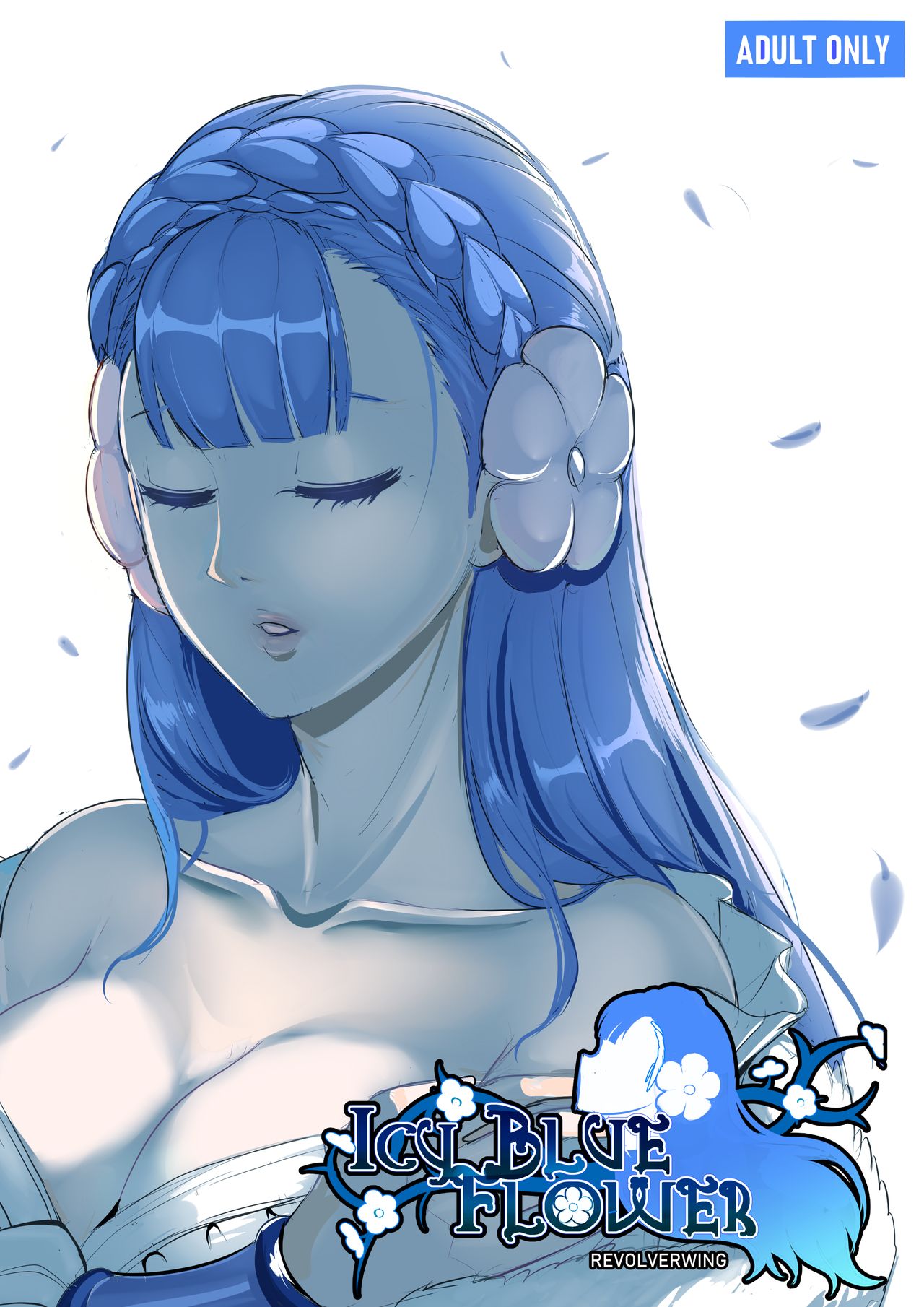 Icy Blue Flower page 1 full