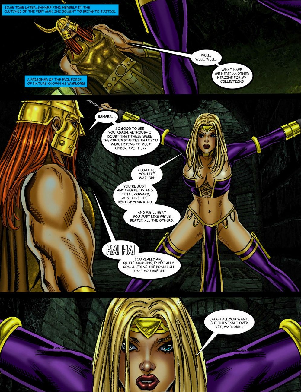 9 Superheroines Vs Warlord 2 page 5 full
