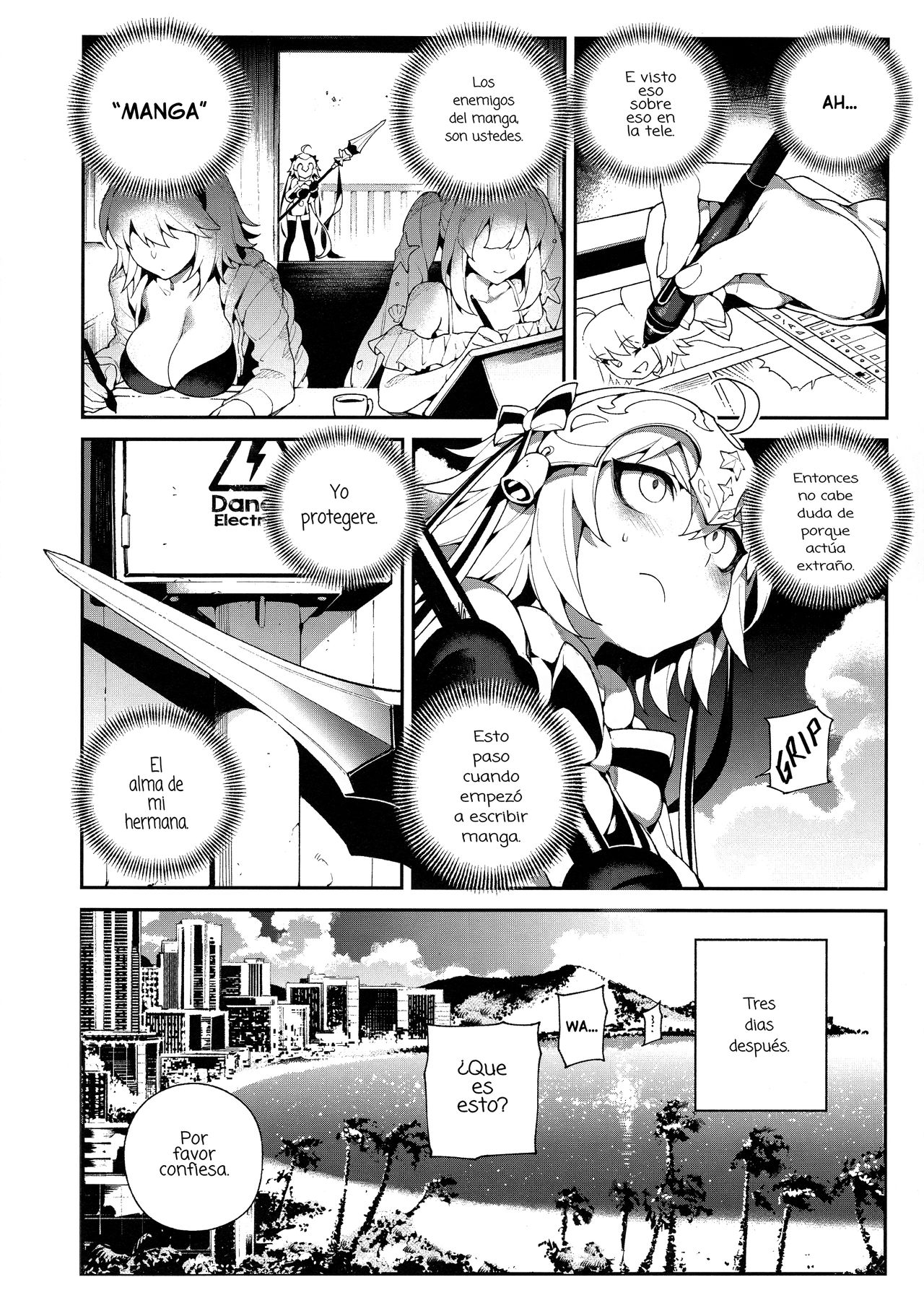 CHALDEA MANIA・Kuro &amp; Shiro | CHALDEA MANIA・Black &amp; White  Spanish page 6 full