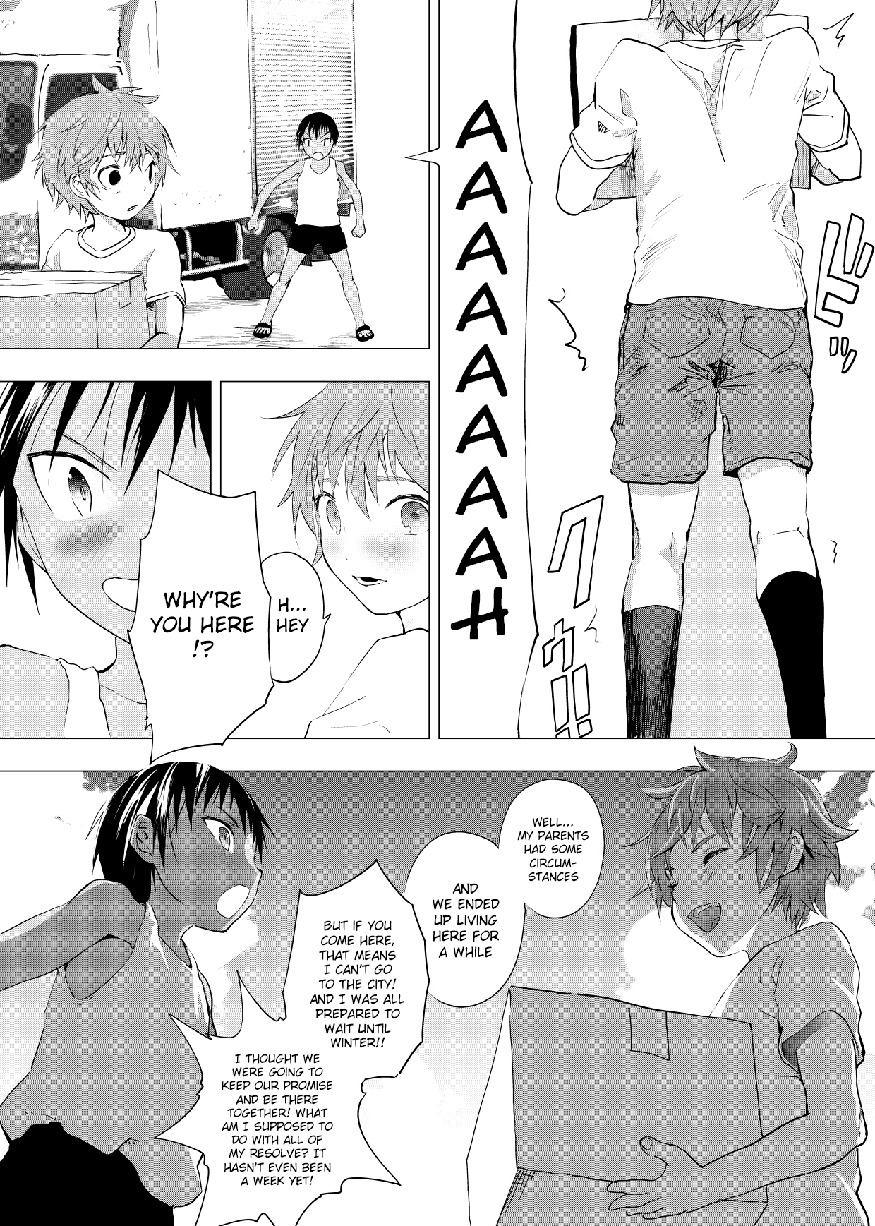 Inaka no Uke Shounen to Tokai no Seme Shounen no Ero Manga page 7 full