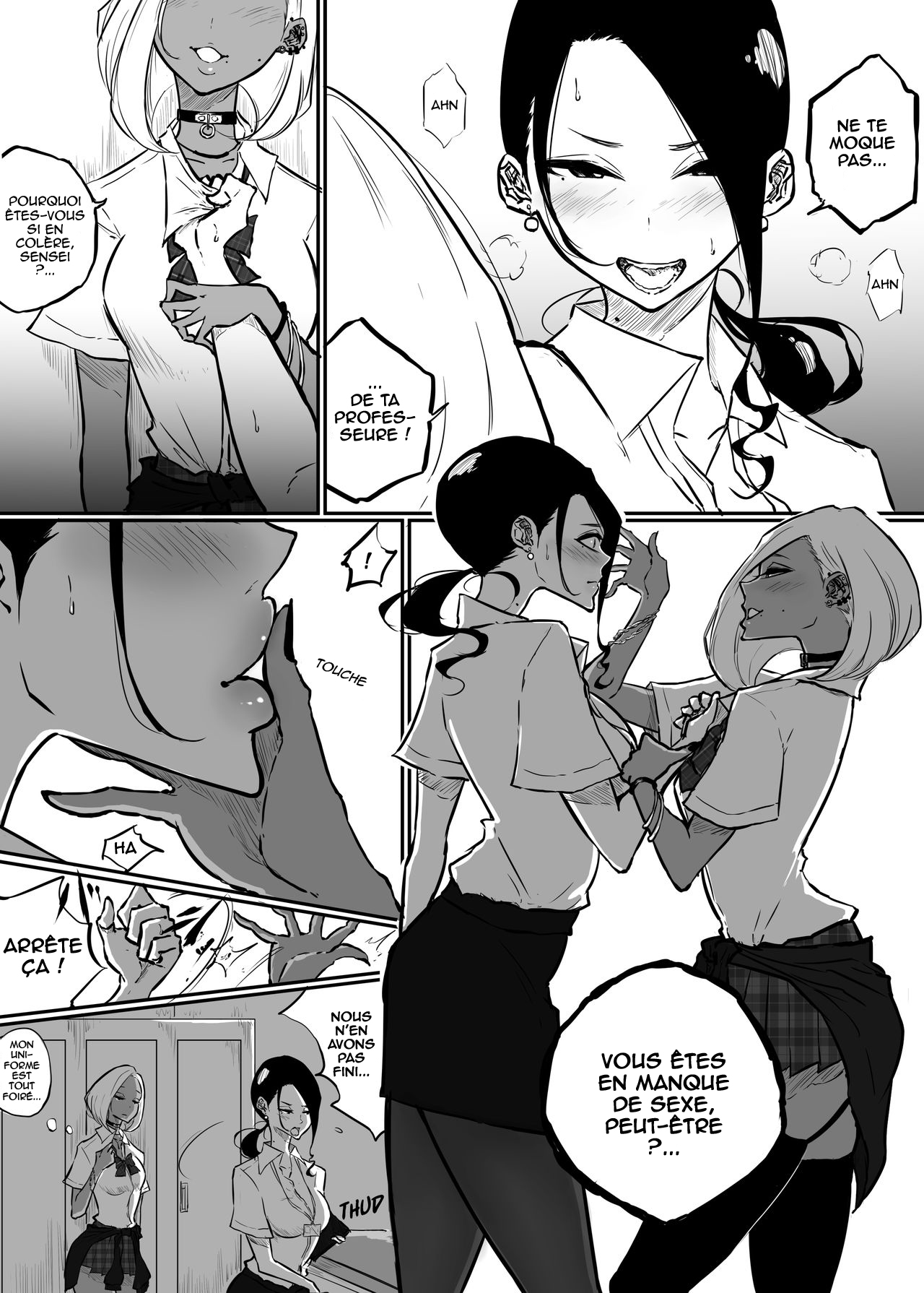 Sparta Sensei ga Oshiego no Bitch Gal ni Ecchi na Koto Sareru Hanashi | L'histoire d'une enseignante stricte qui s'est fait baiser par son élève Gyaru Bitch page 6 full