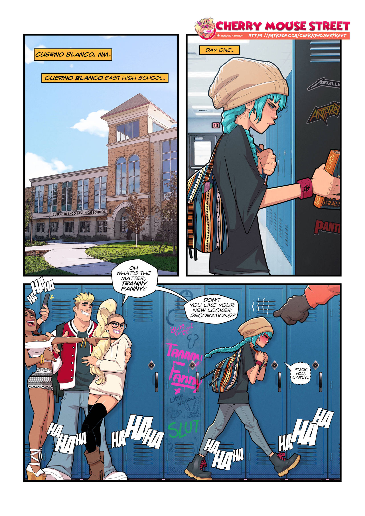 Fanny: Bad Cheerleader page 1 full