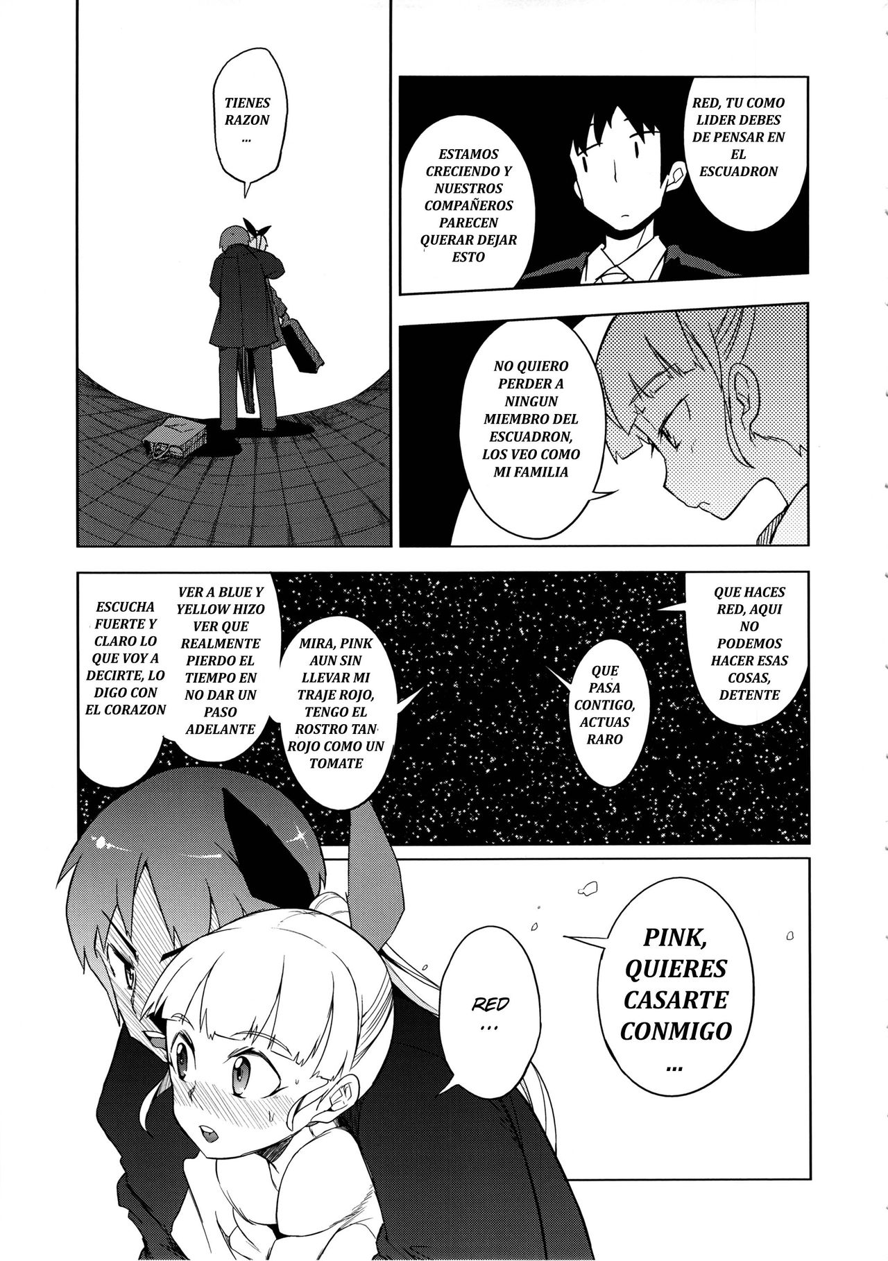 the Pink - Tokusatsu Heroine Tsukamaeta!!! part B page 3 full