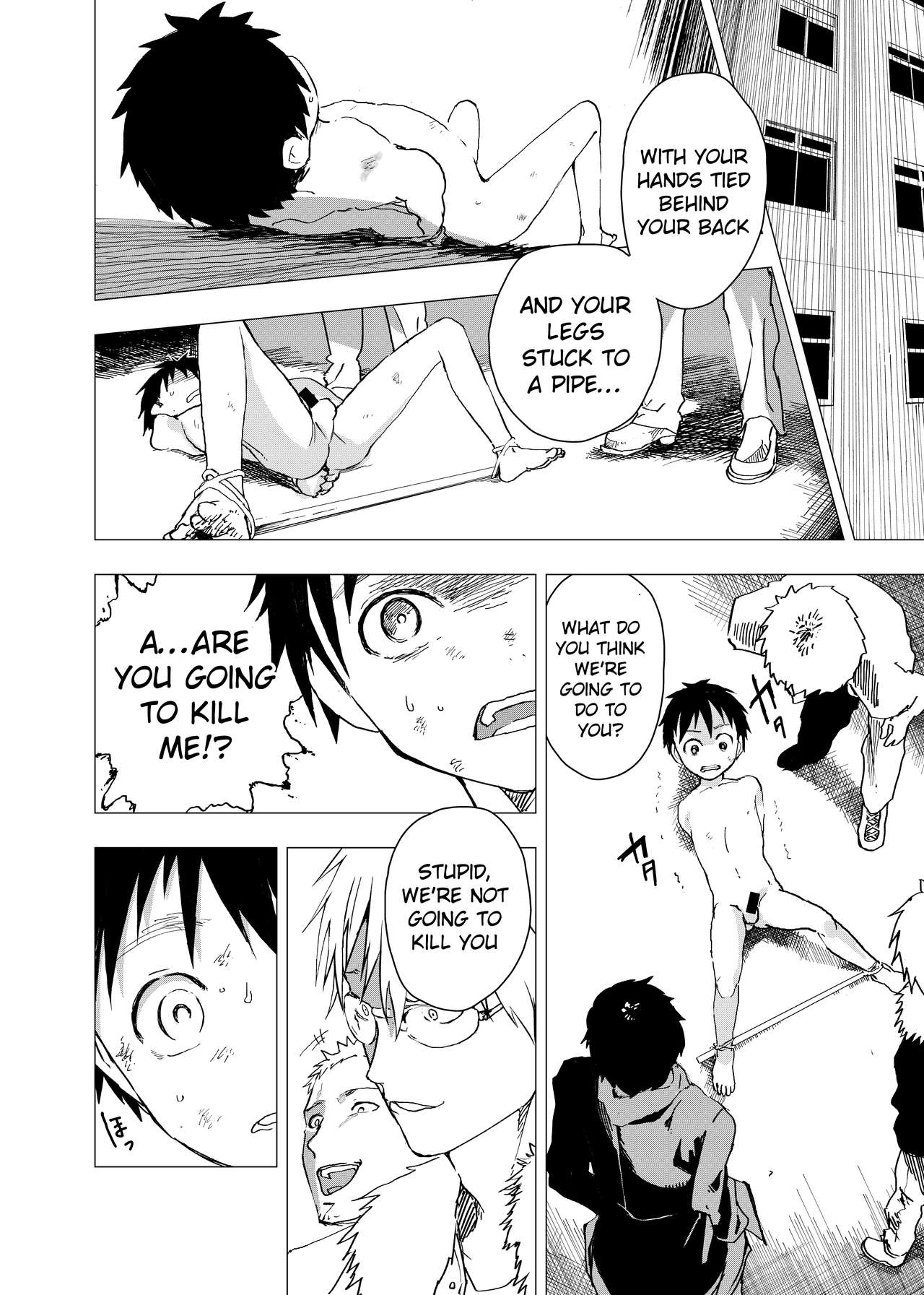 Ibasho ga Nainode Kami-machi Shite Mita Suterareta Shounen no Eromanga  | A dirty manga about a boy who got abandoned and is waiting for someone to save him page 6 full
