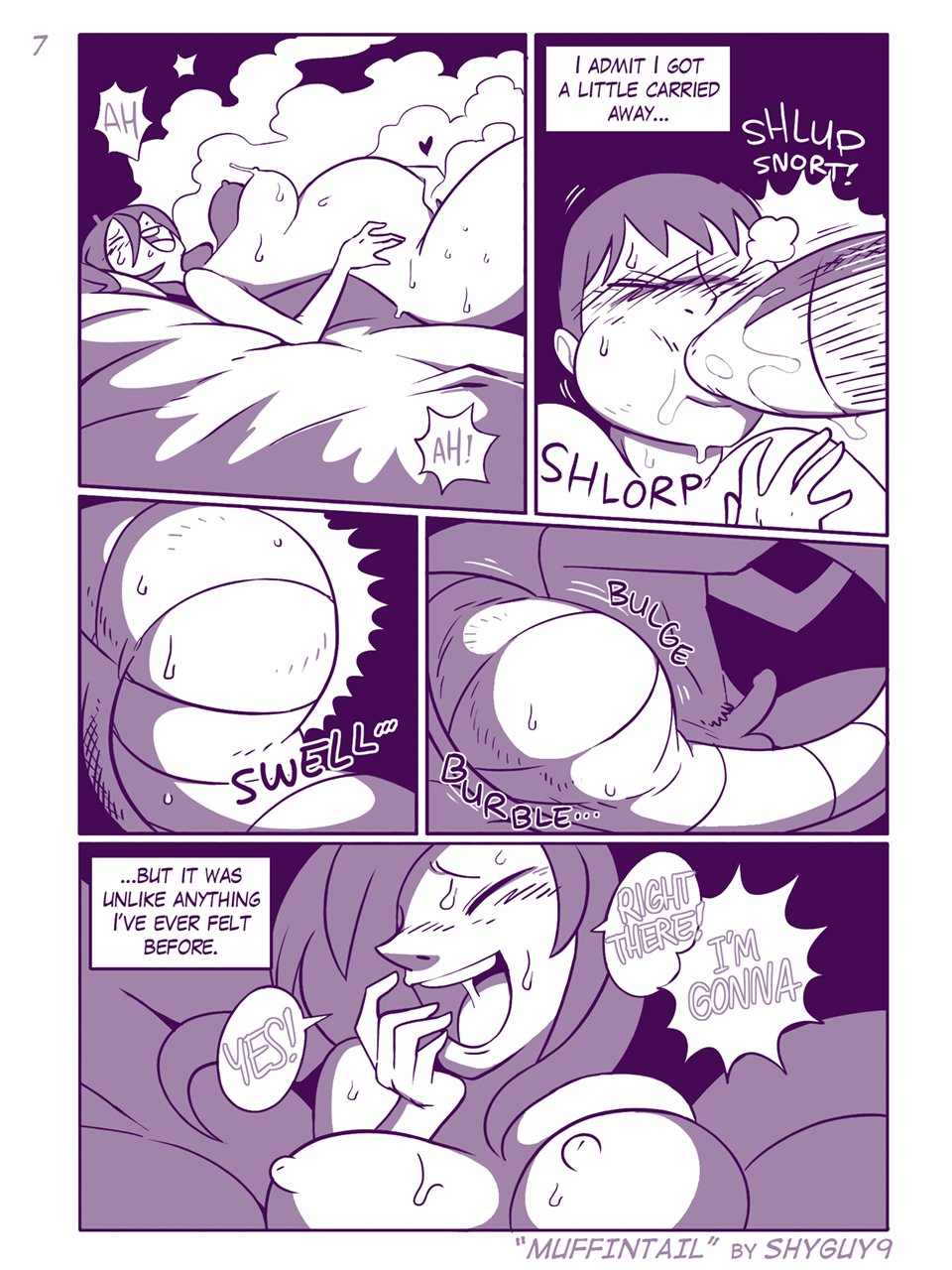 part of the BBW comic anthology Muffintop, Vol. 4. 2016. page 7 full