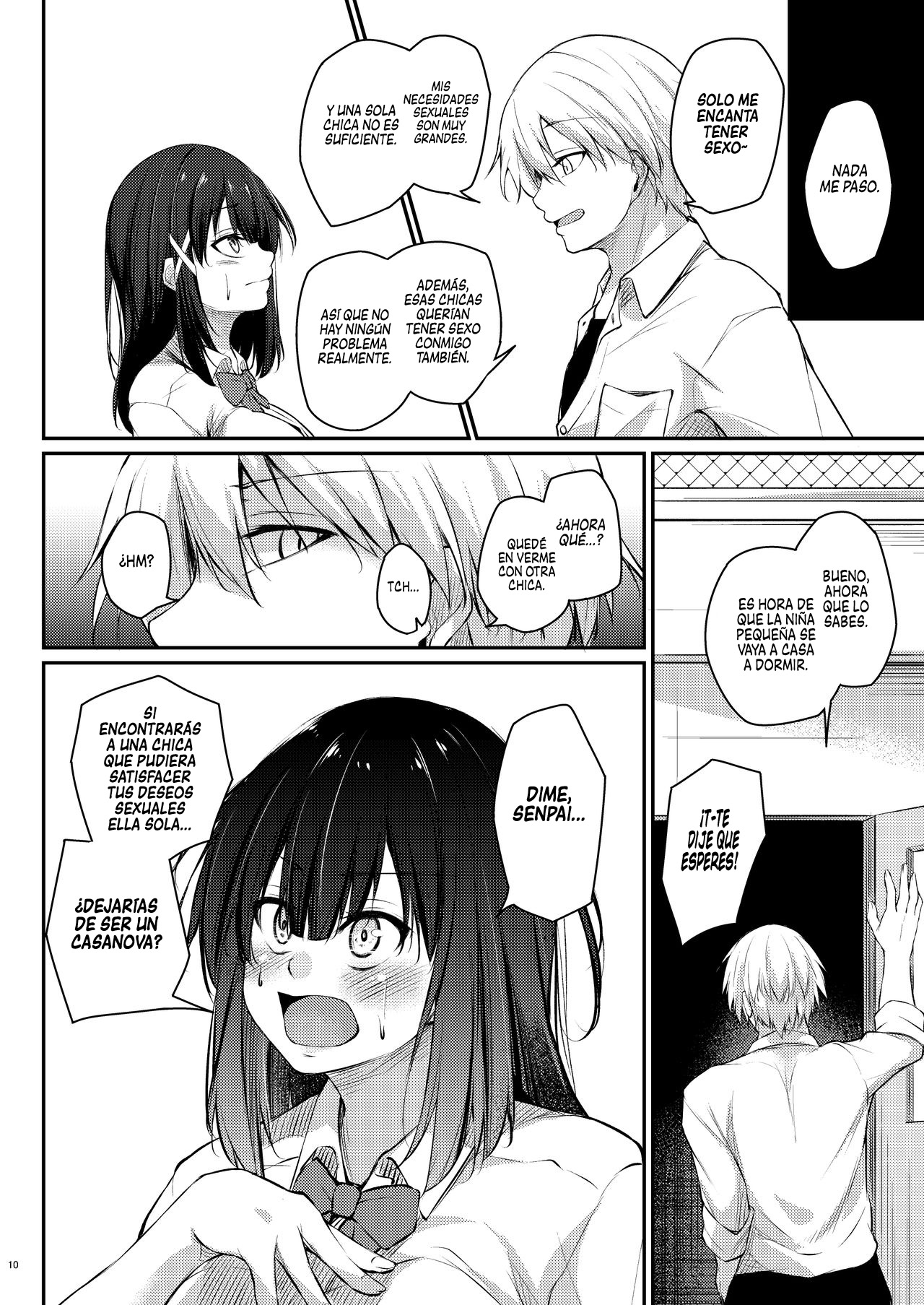 Kouhai Fuukiiin ni Yoru Furyou Senpai no Otoshikata | Como rehabilitar a un Senpai Delincuente Por una Kouhai miembro del Comité Disciplinario page 10 full