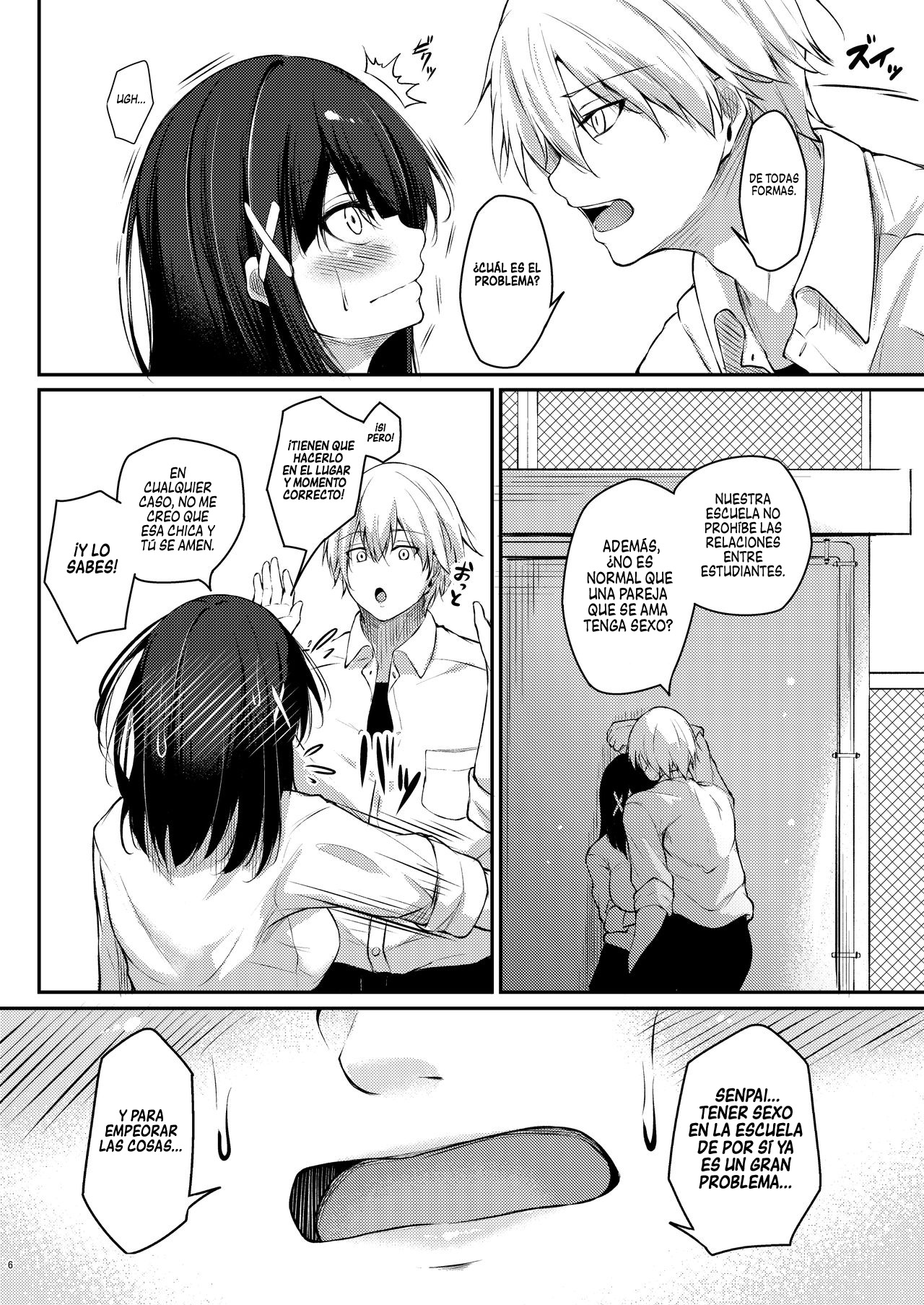 Kouhai Fuukiiin ni Yoru Furyou Senpai no Otoshikata | Como rehabilitar a un Senpai Delincuente Por una Kouhai miembro del Comité Disciplinario page 6 full