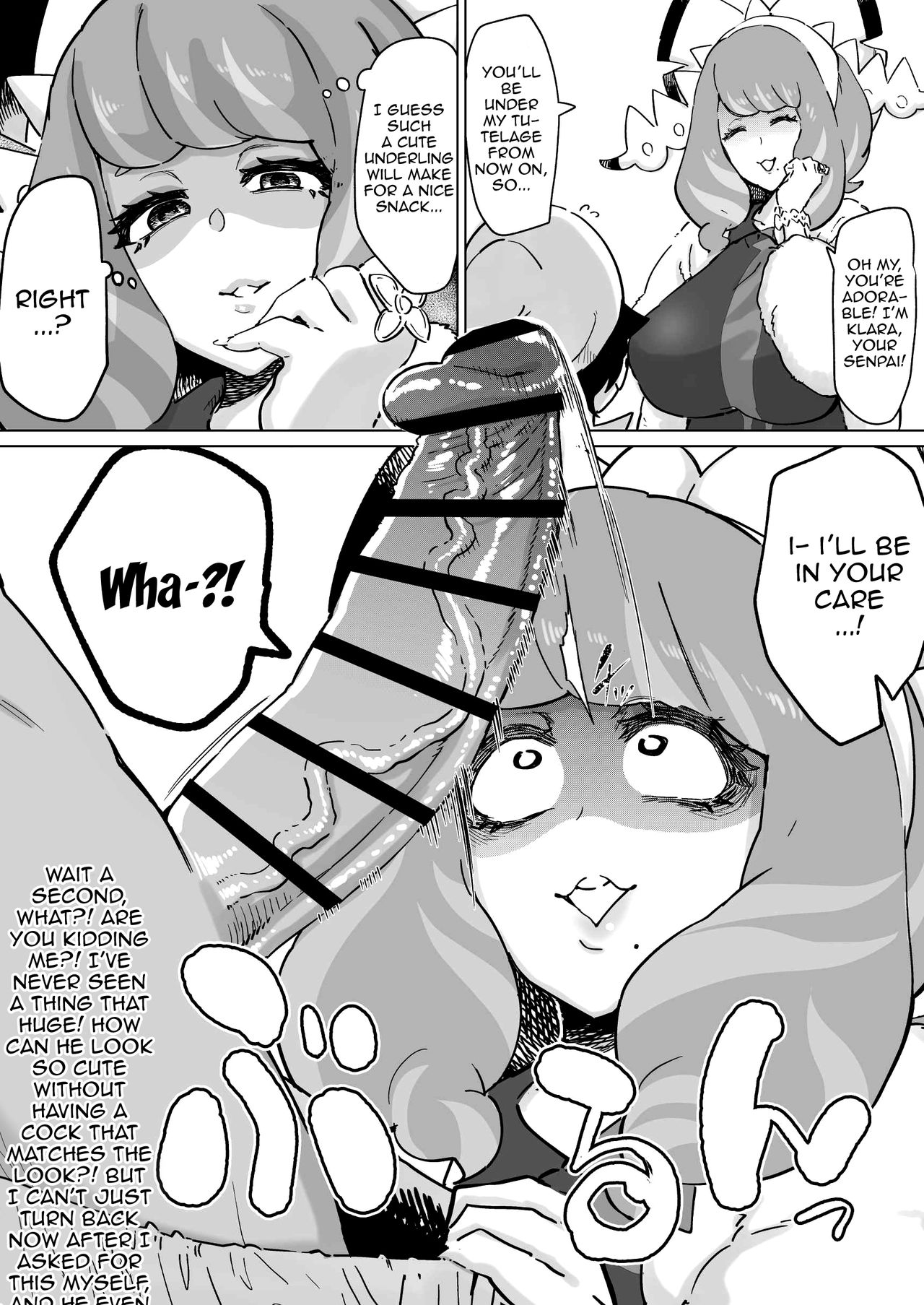 Klara looks after the newcomer page 1 full