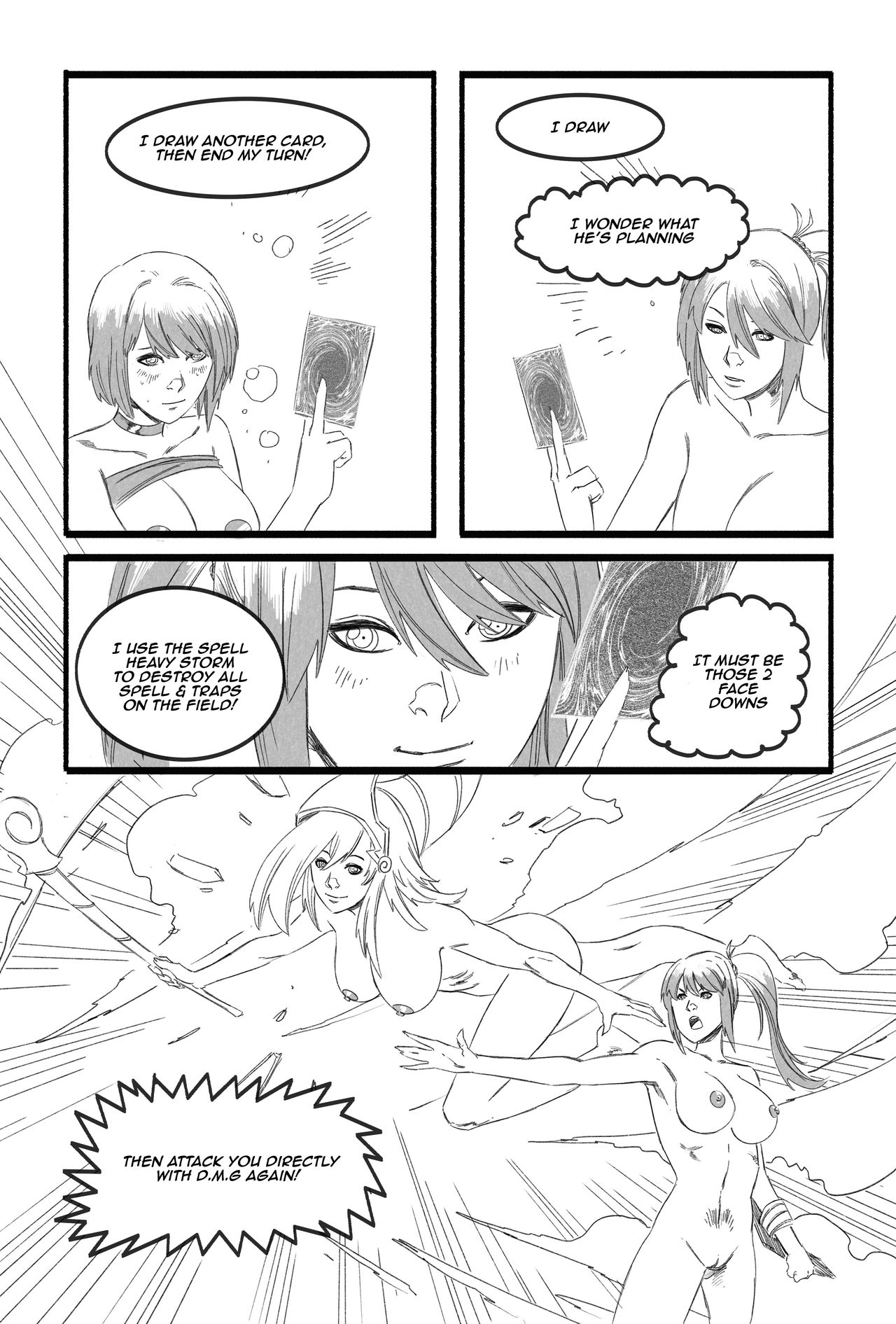 Anzu &amp; The Shadow Game! page 9 full