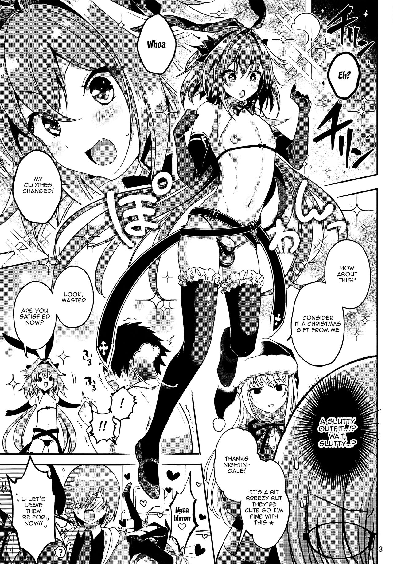 Master no Youbou de Saishuu Sairin ga Ero Ishou ni Natte Shimatta Astolfo-kun | Because Of His Master's Request Astolfo-kun Got Lewd Clothing For His Last Stage of Ascension page 4 full