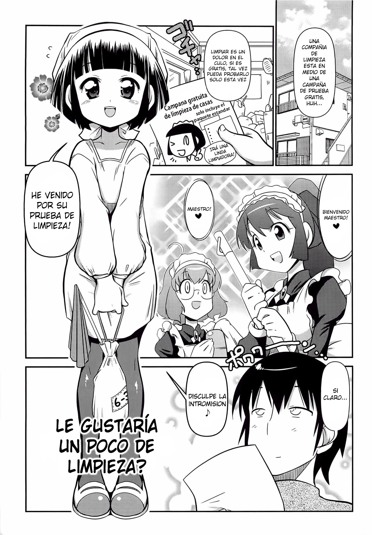 Cleaning wa Ikaga deshou? | Le gustaría un poco de limpieza? page 1 full