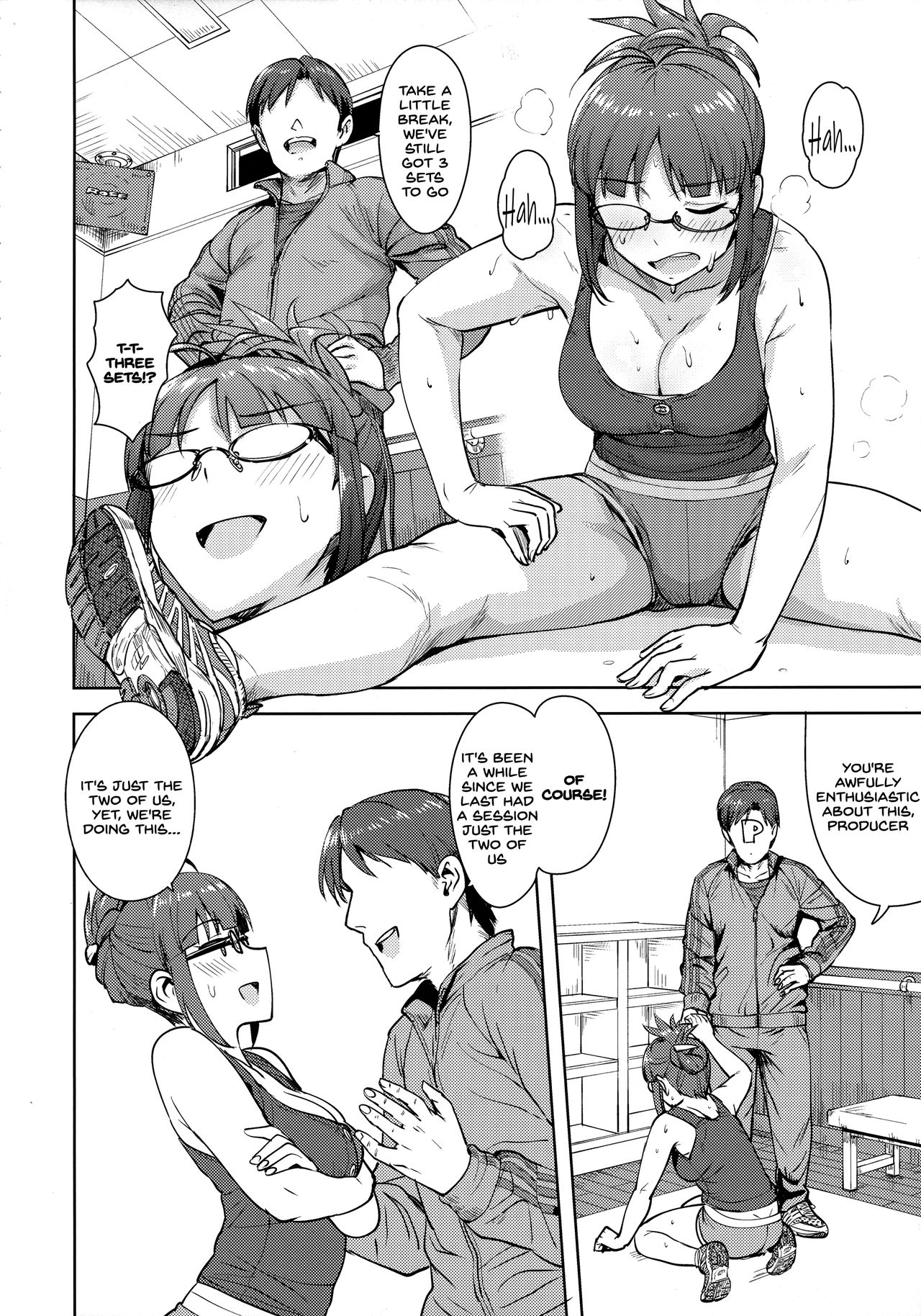 Ritsuko to Stretch! page 3 full