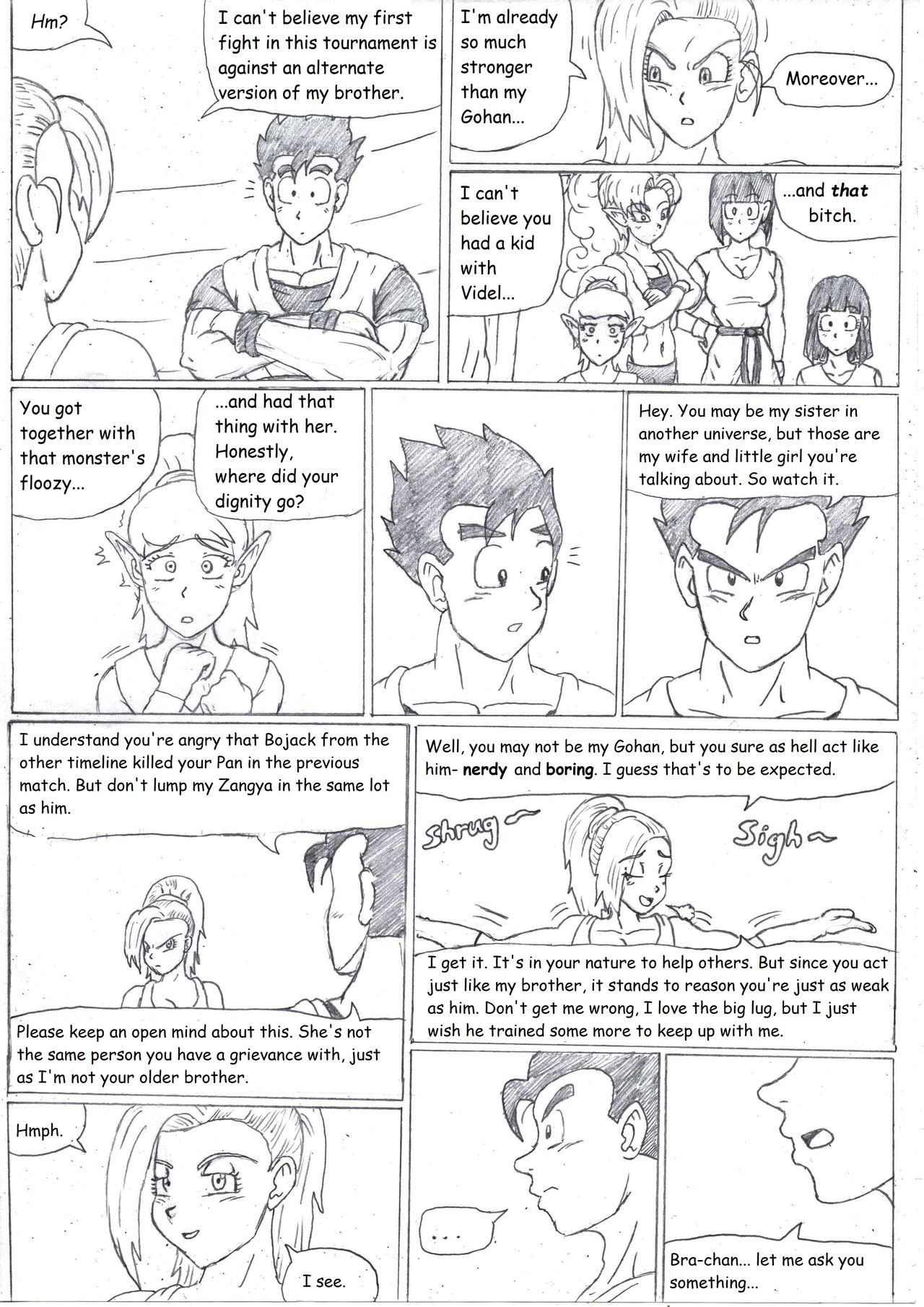 Brotherly Love - Gohan X Bra page 3 full