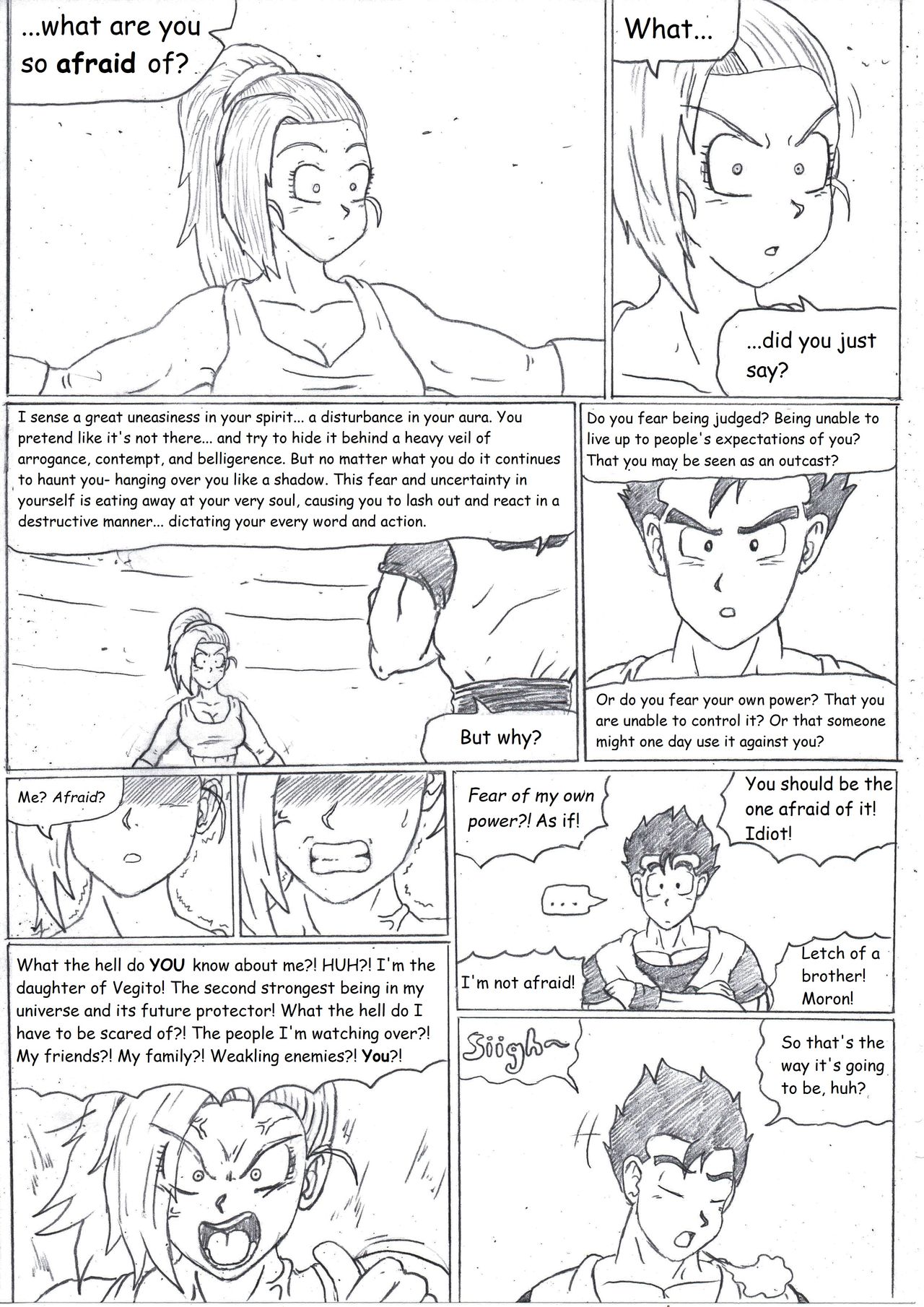 Brotherly Love - Gohan X Bra page 4 full