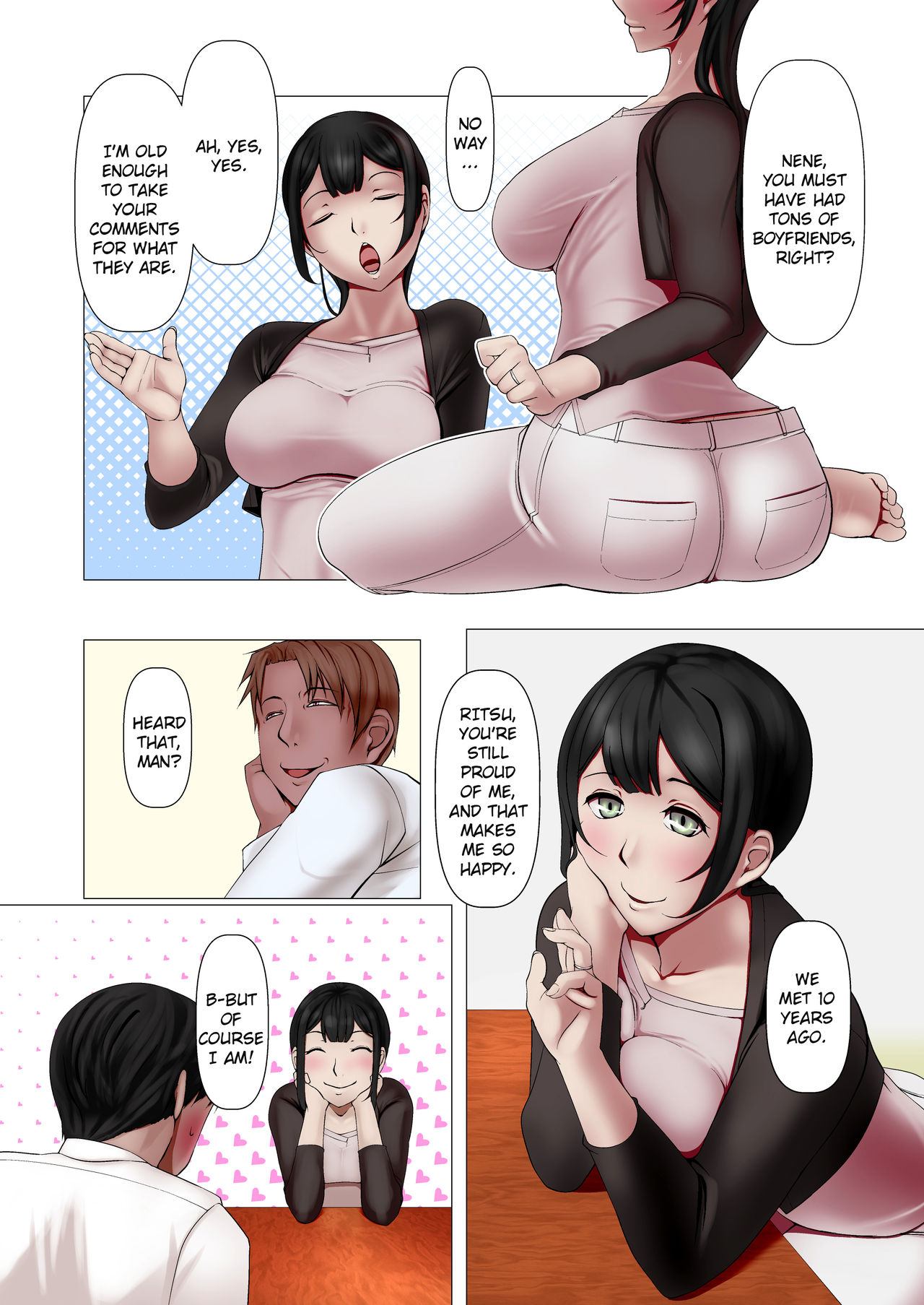 Kocchi no Oku-sama mo Aitsu no Niku Onaho ni Narimashita.| This wife became that guy's meat onahole, too. page 4 full