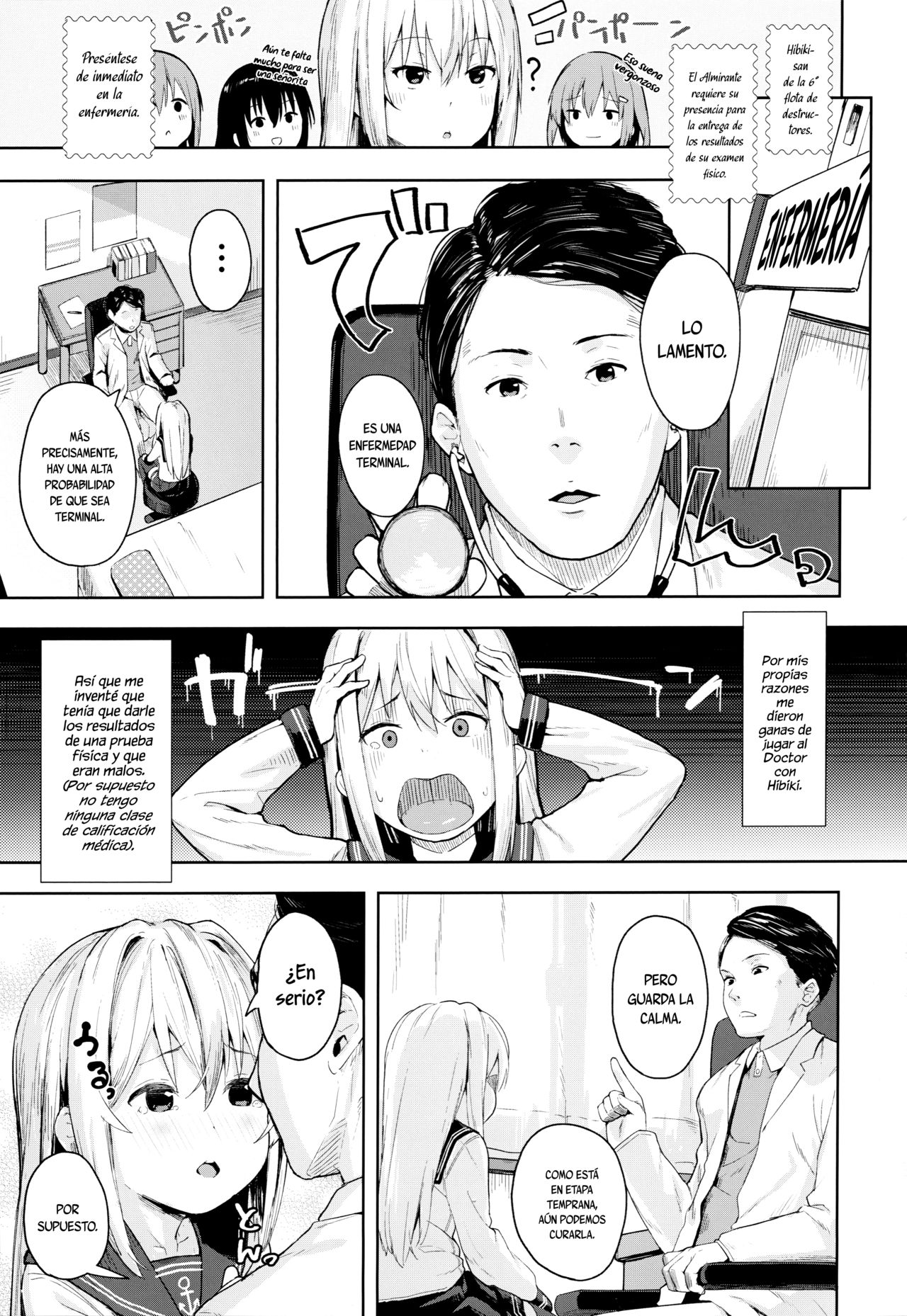 Hibiki-chan o Damashite Oisha-san Gokko | Jugando al Doctor con Hibiki-chan page 2 full