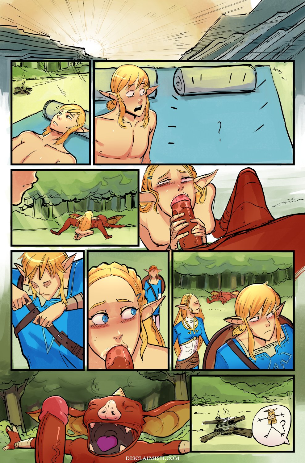 The Legend of Zelda Breath of Bokoblin Cock page 10 full