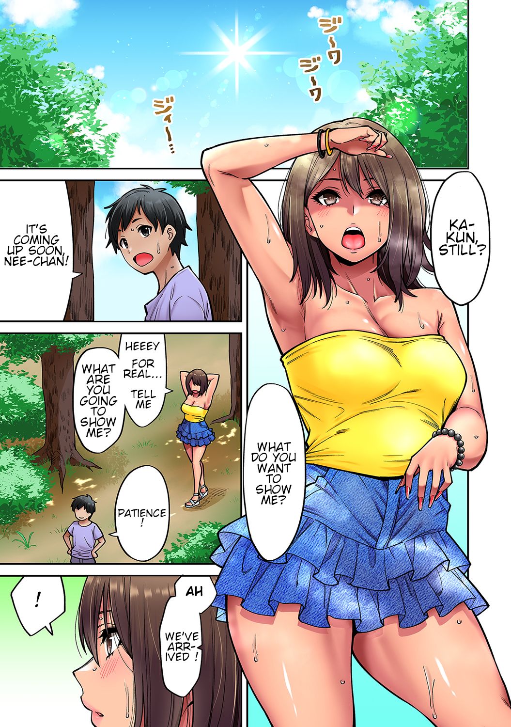 Akogare no Nee-chan ga Gal ni Natte Kaette Kita Natsuyasumi Ch. 4 page 2 full