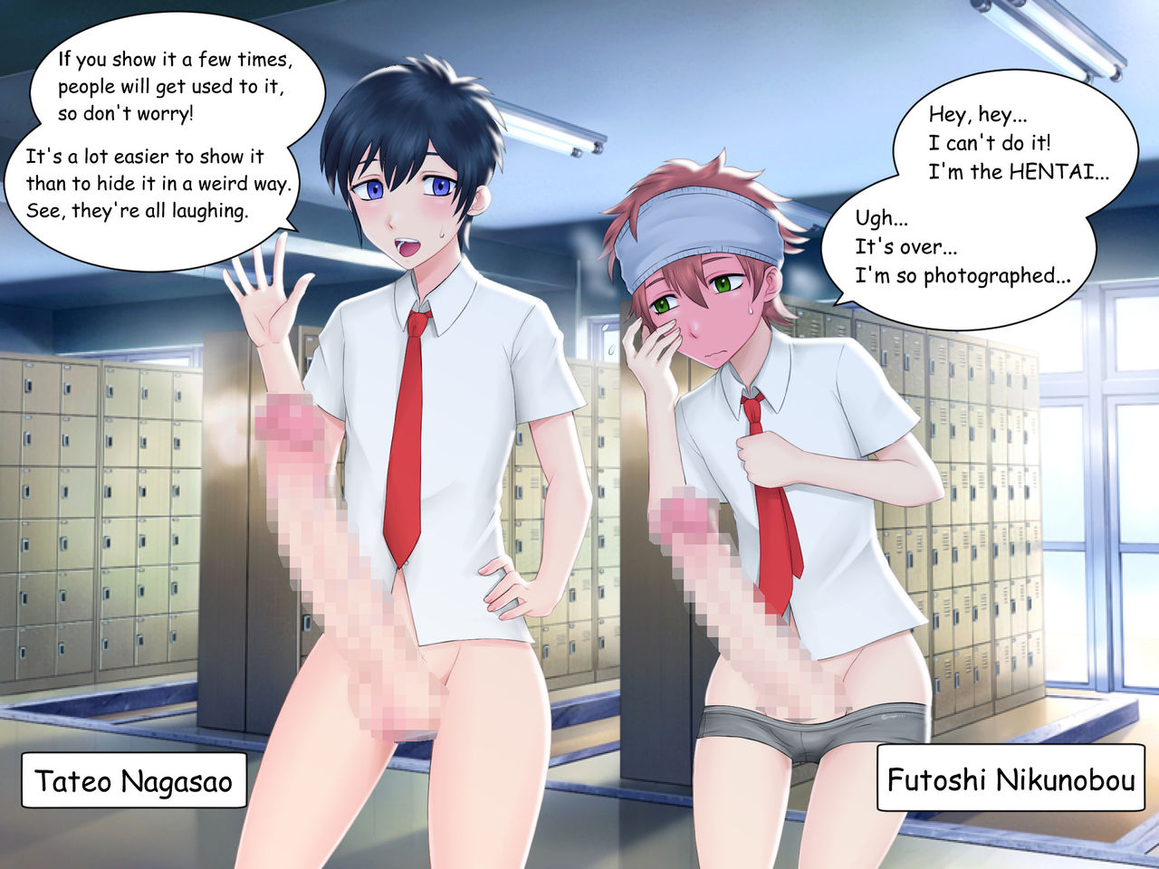Shota-kun Shows His Big Dick page 4 full