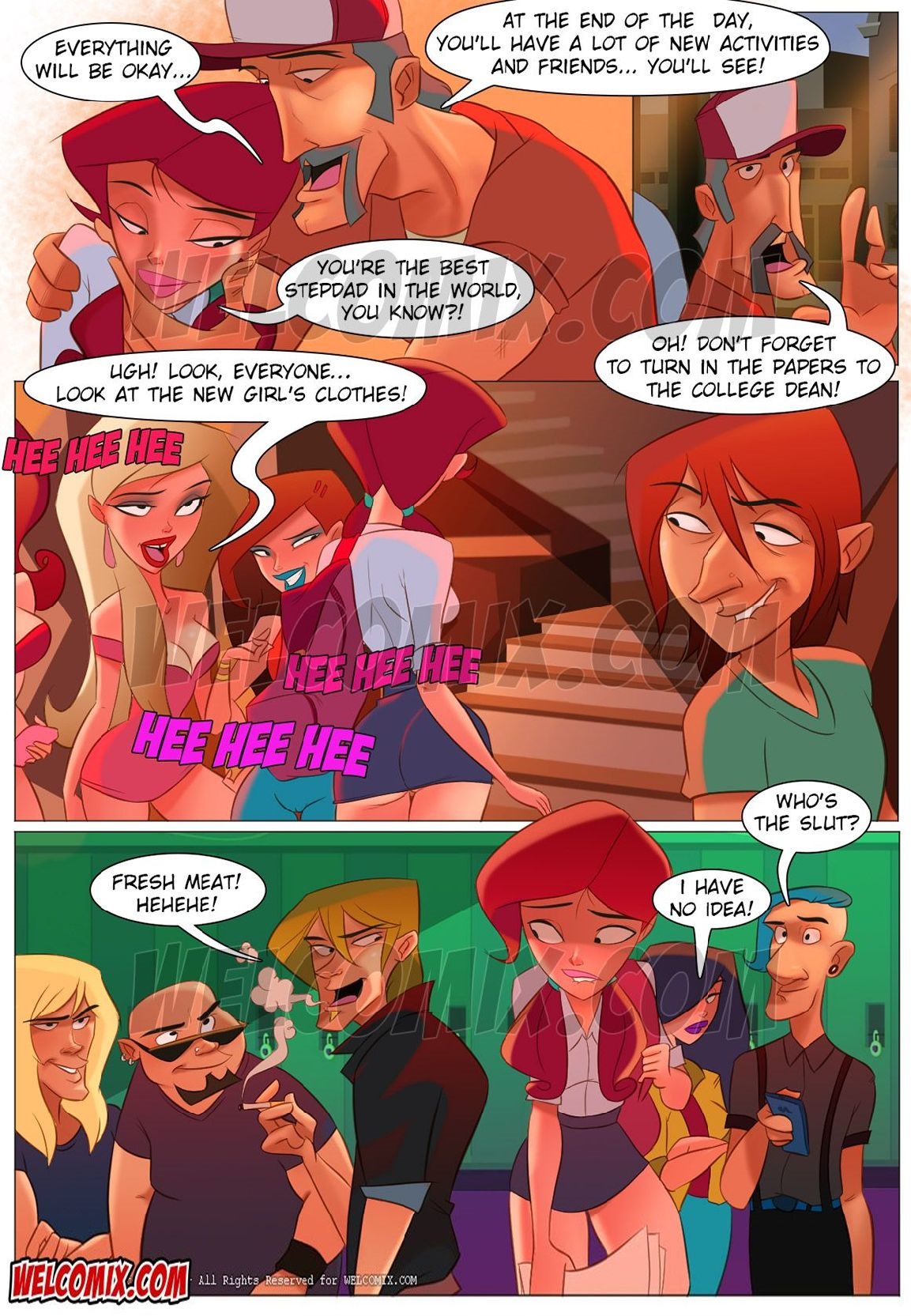 College Perverts  - 1 - The first day of class - english page 3 full