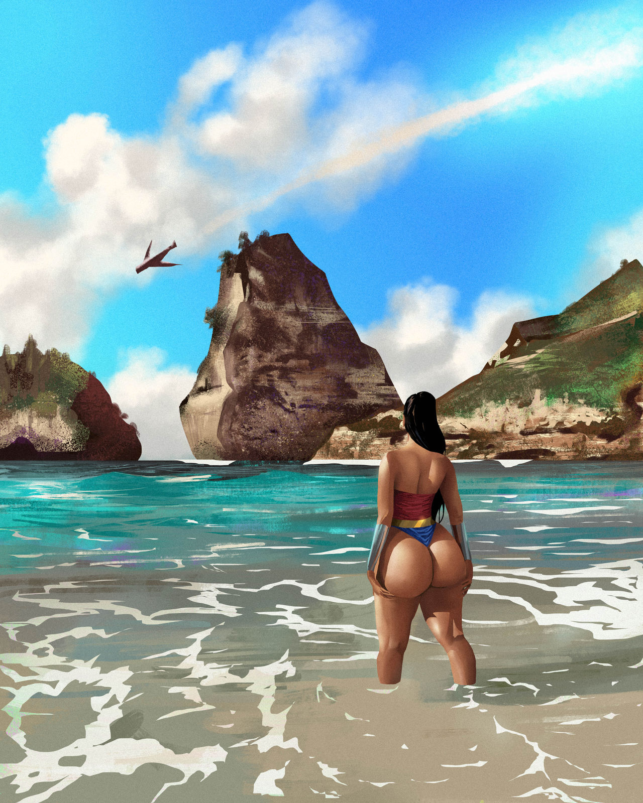 Wonderdraws - WonderWoman  Fucked Good &amp; Hard By Her Batman page 9 full